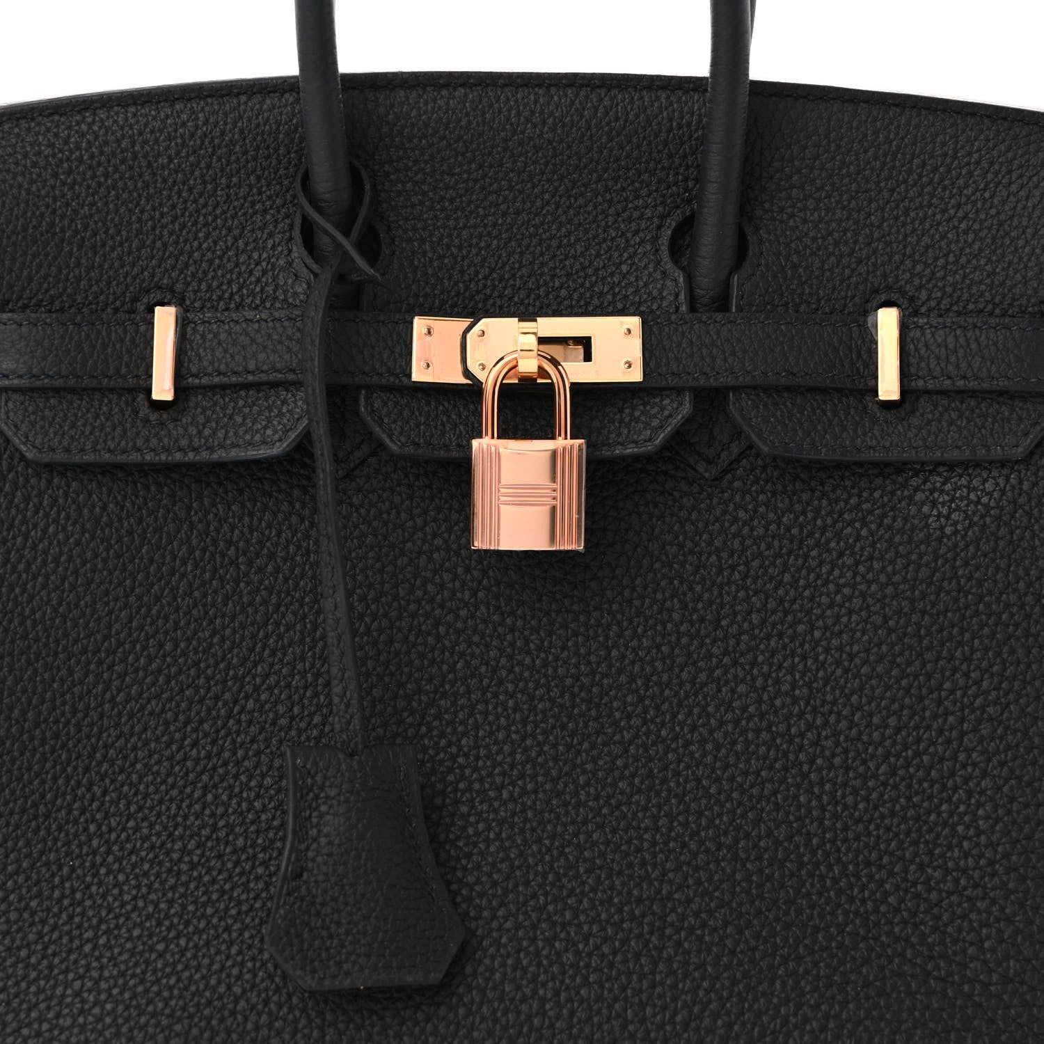 Hermes Togo Birkin 25 Black 8 of 12