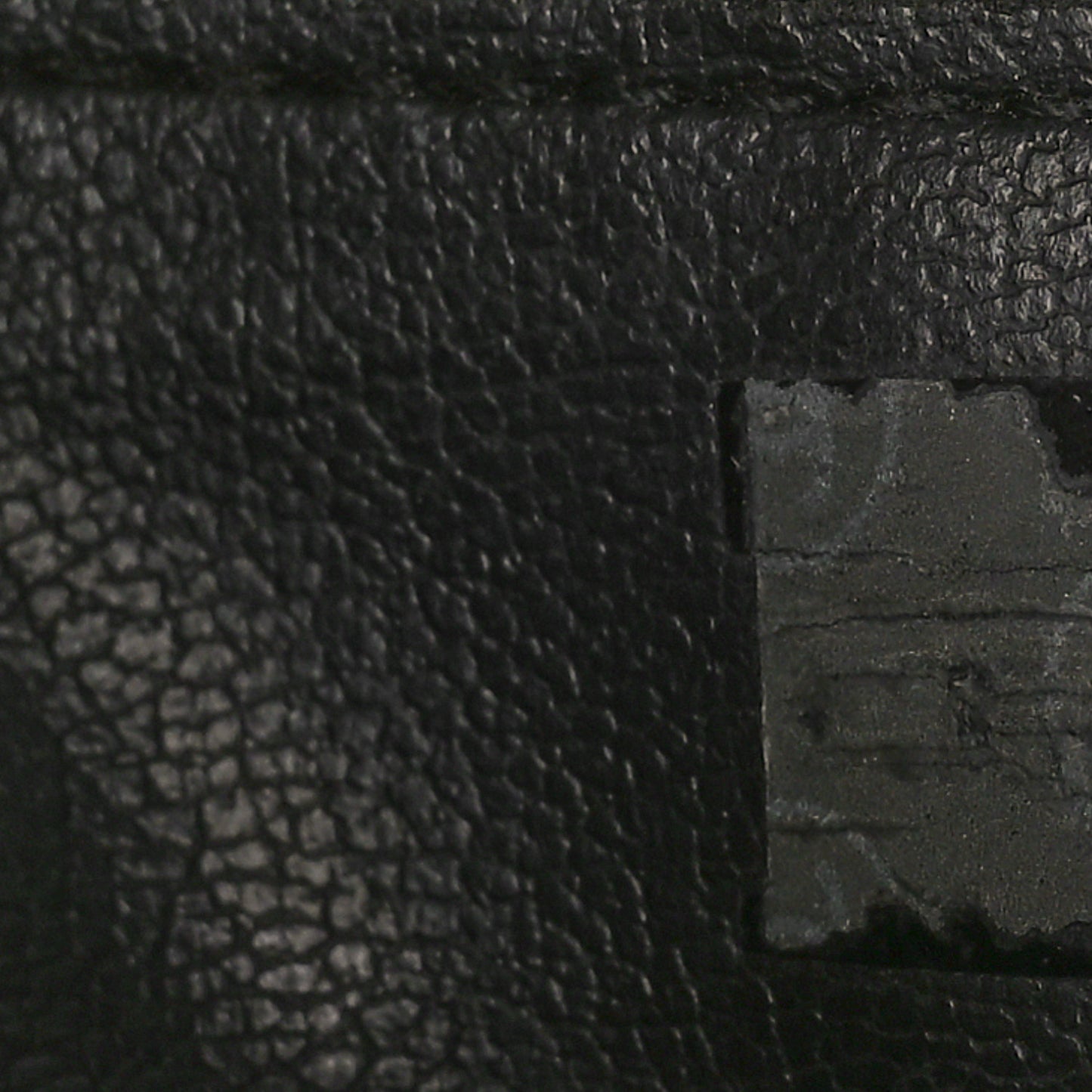 Lambskin Diamond Stitch Envelope Single Flap Black