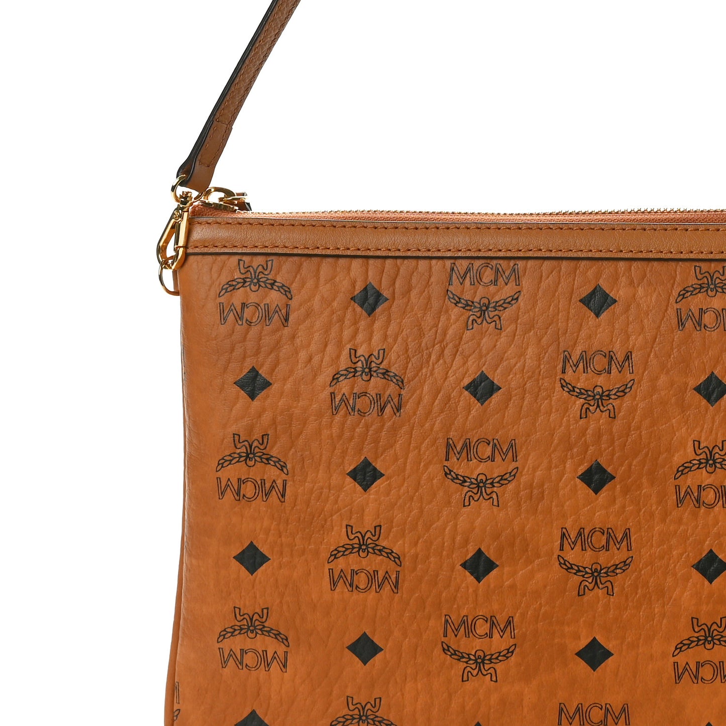 Visetos Liz Shopper Tote Pouch Cognac