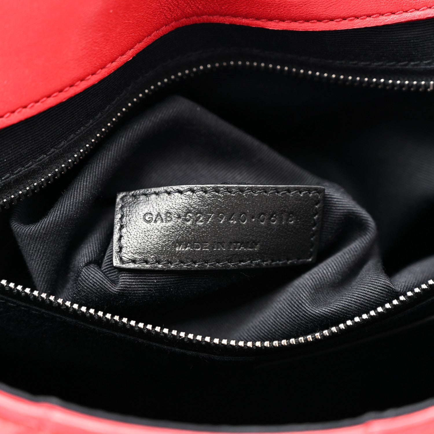 Saint Laurent Lambskin Patchwork Monogram Large Jamie Red 6 of 11