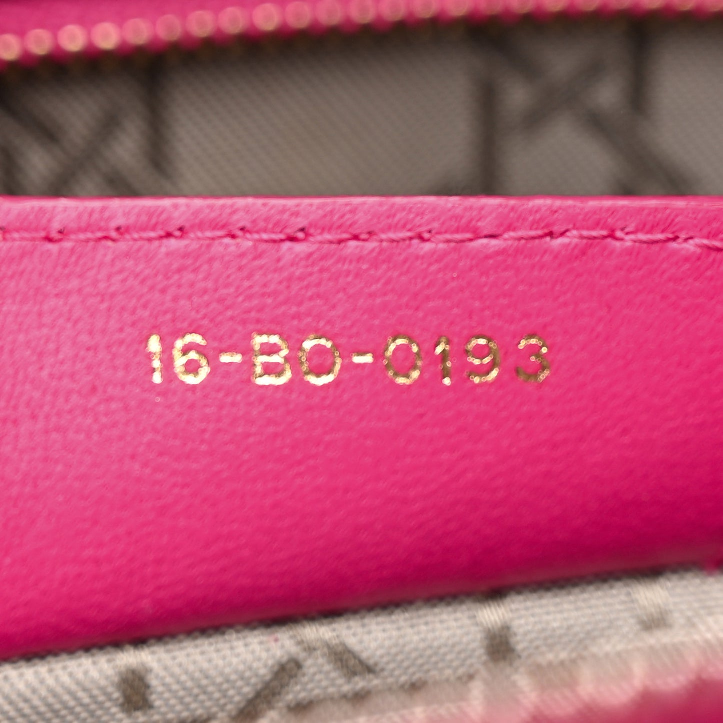 Lambskin Cannage Large Lady Dior Pink