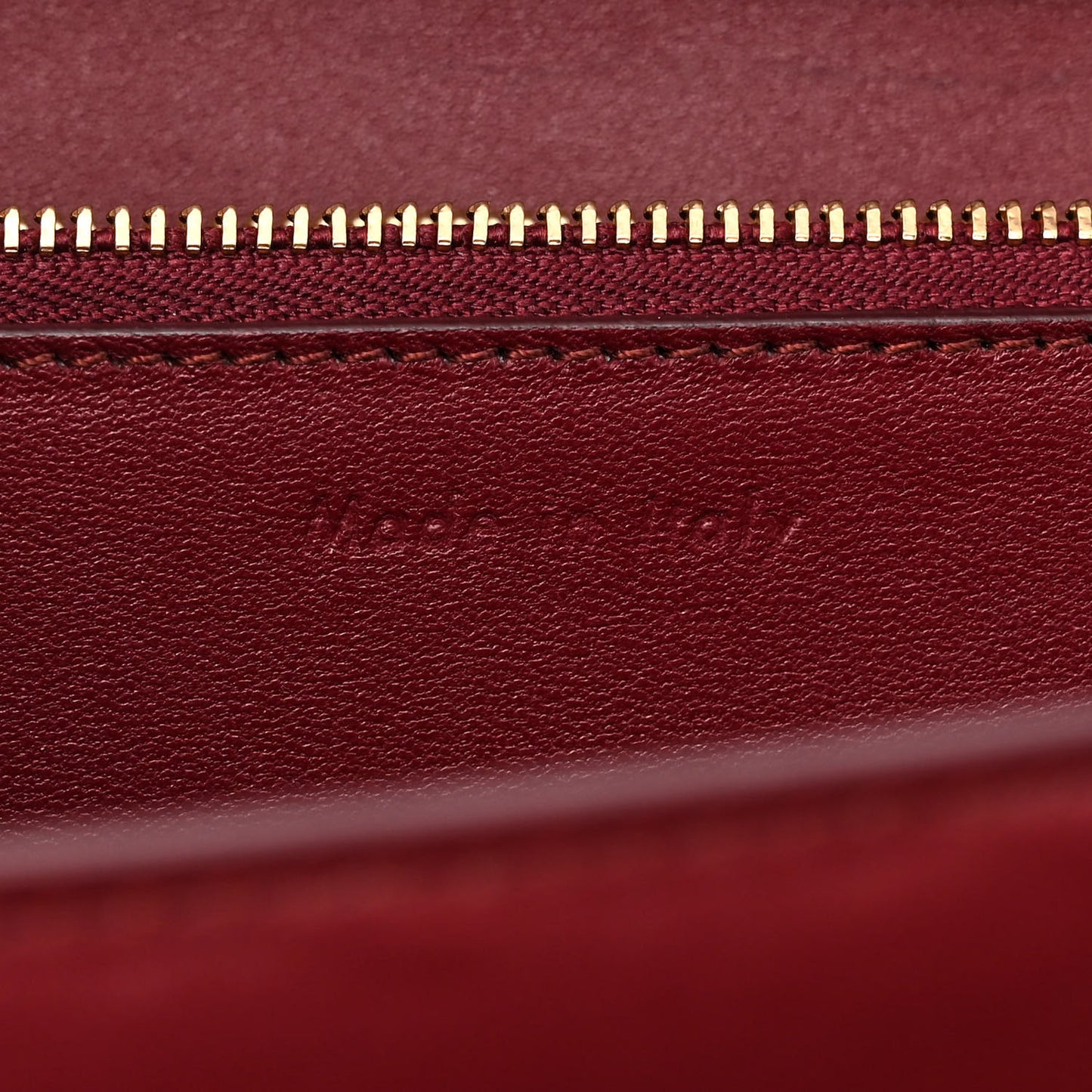 Box Calfskin Medium Classic Box Flap Bag Burgundy