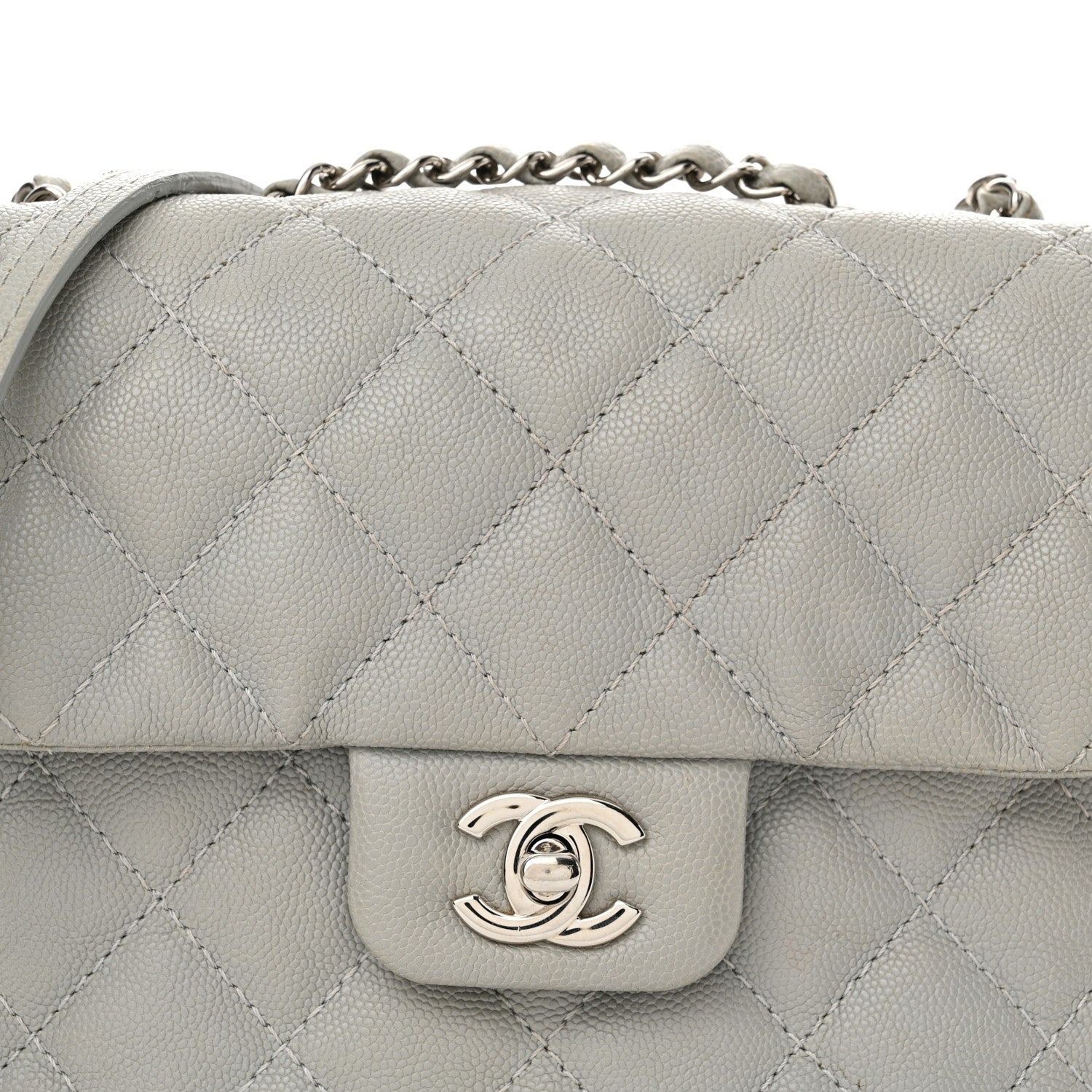 Chanel Caviar Quilted Medium Urban Companion Flap Grey 8 of 16