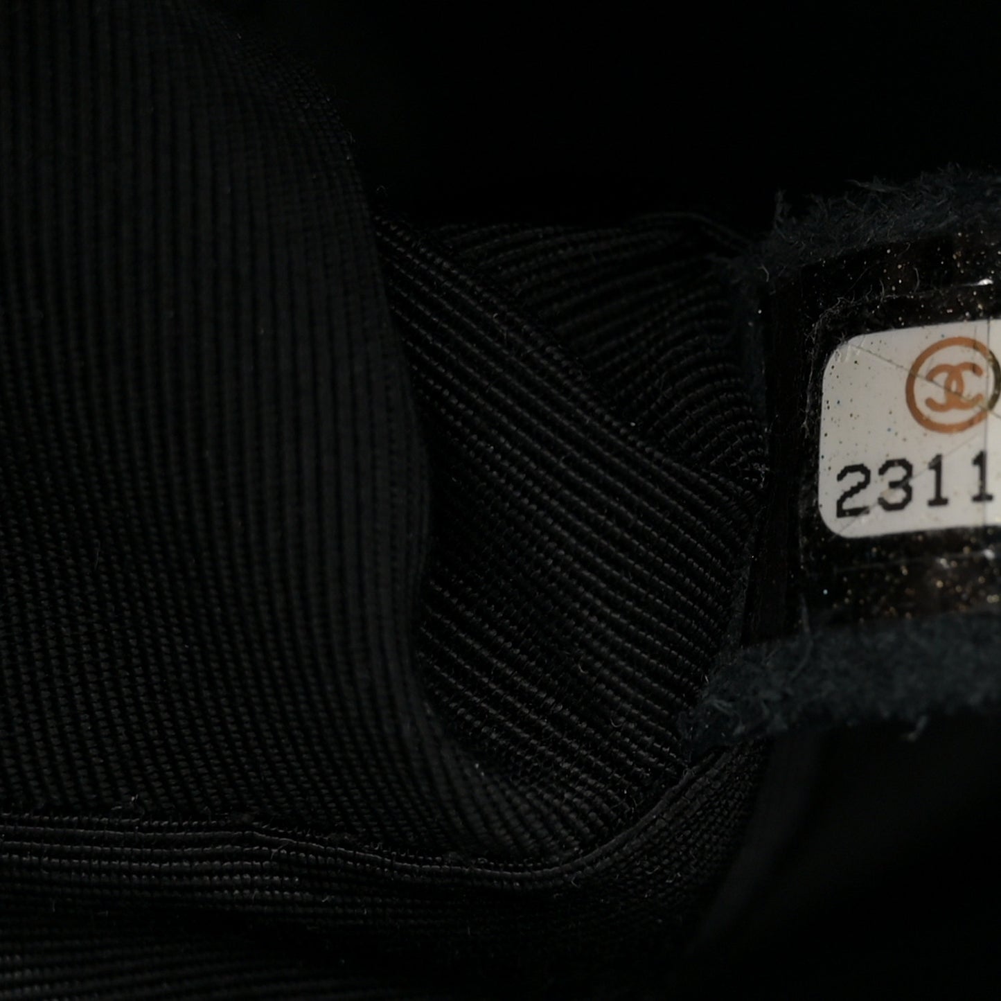 Caviar Quilted City Shopping Tote Black