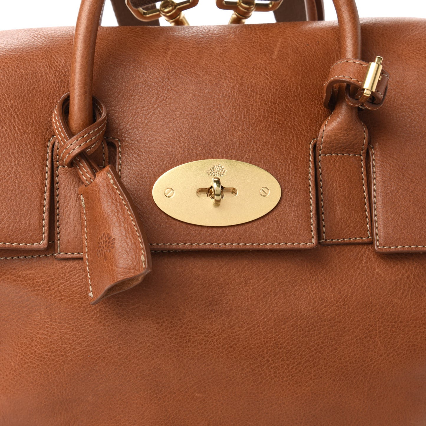 Natural Leather Cara Delevingne Convertible Backpack Brown