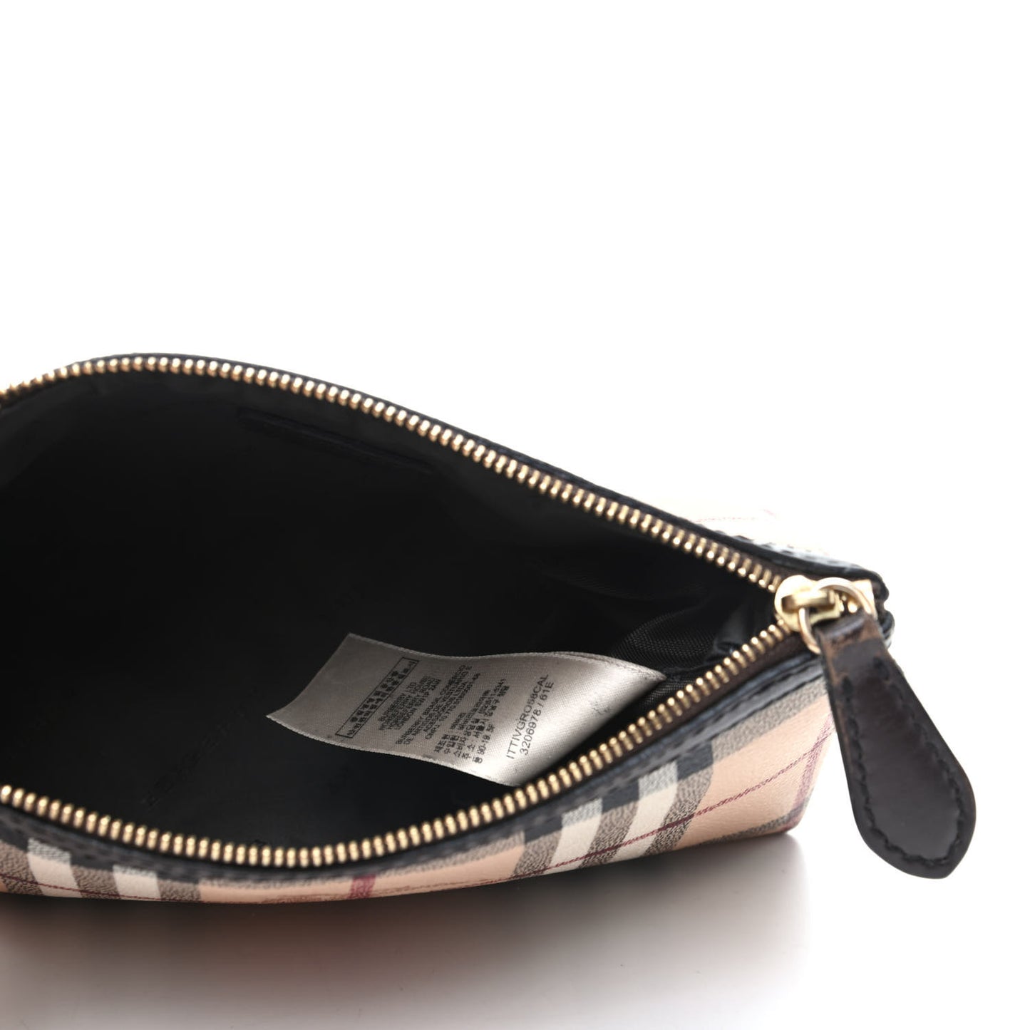 Haymarket Check Pouch Chocolate