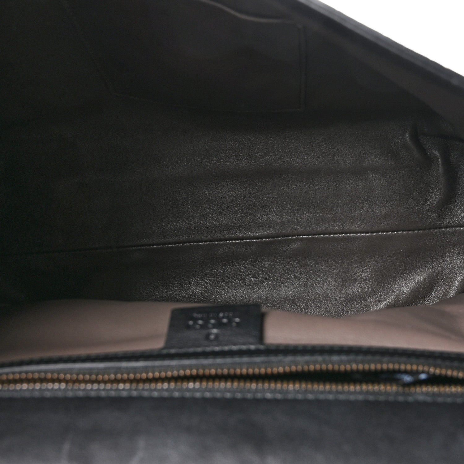 Gucci Crocodile Medium GG Marmont Top Handle Bag Black 5 of 12