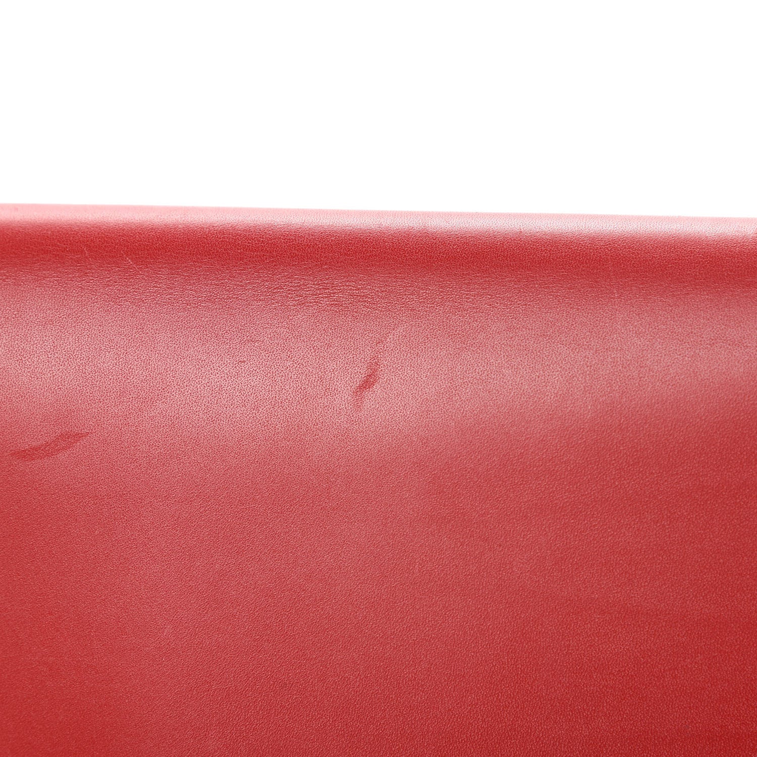 Saint Laurent Calfskin Classic Monogram Cassandre Clutch Rouge Orient 17 of 19