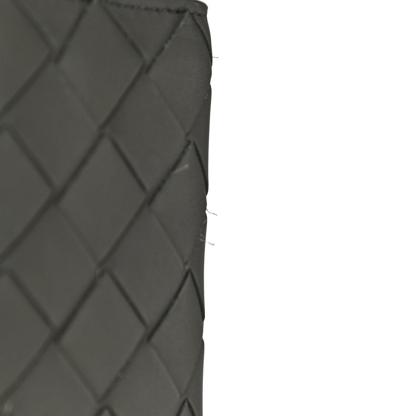 Nappa Maxi Intreccio Wristlet Pouch Graphite