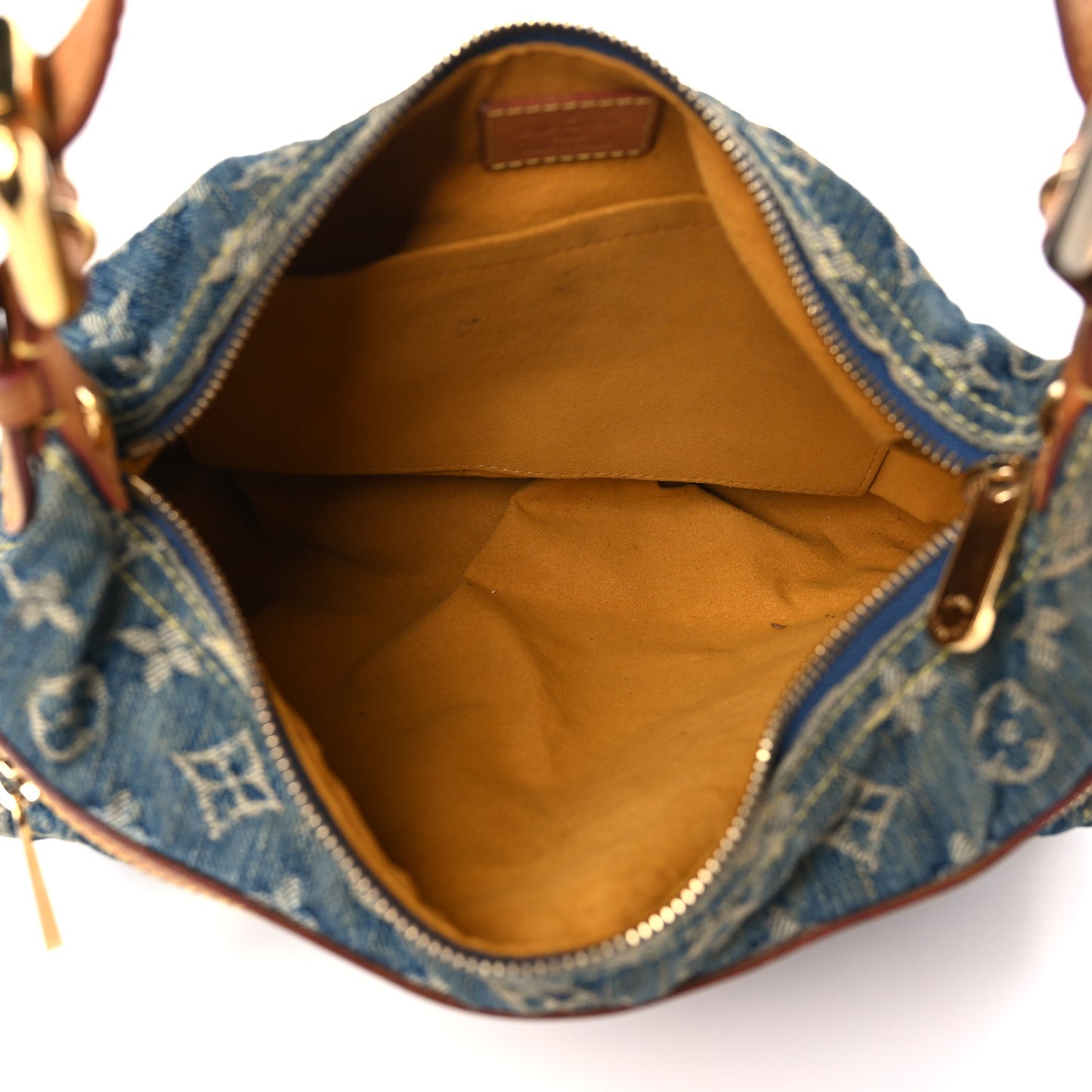 Monogram Denim Baggy PM Blue