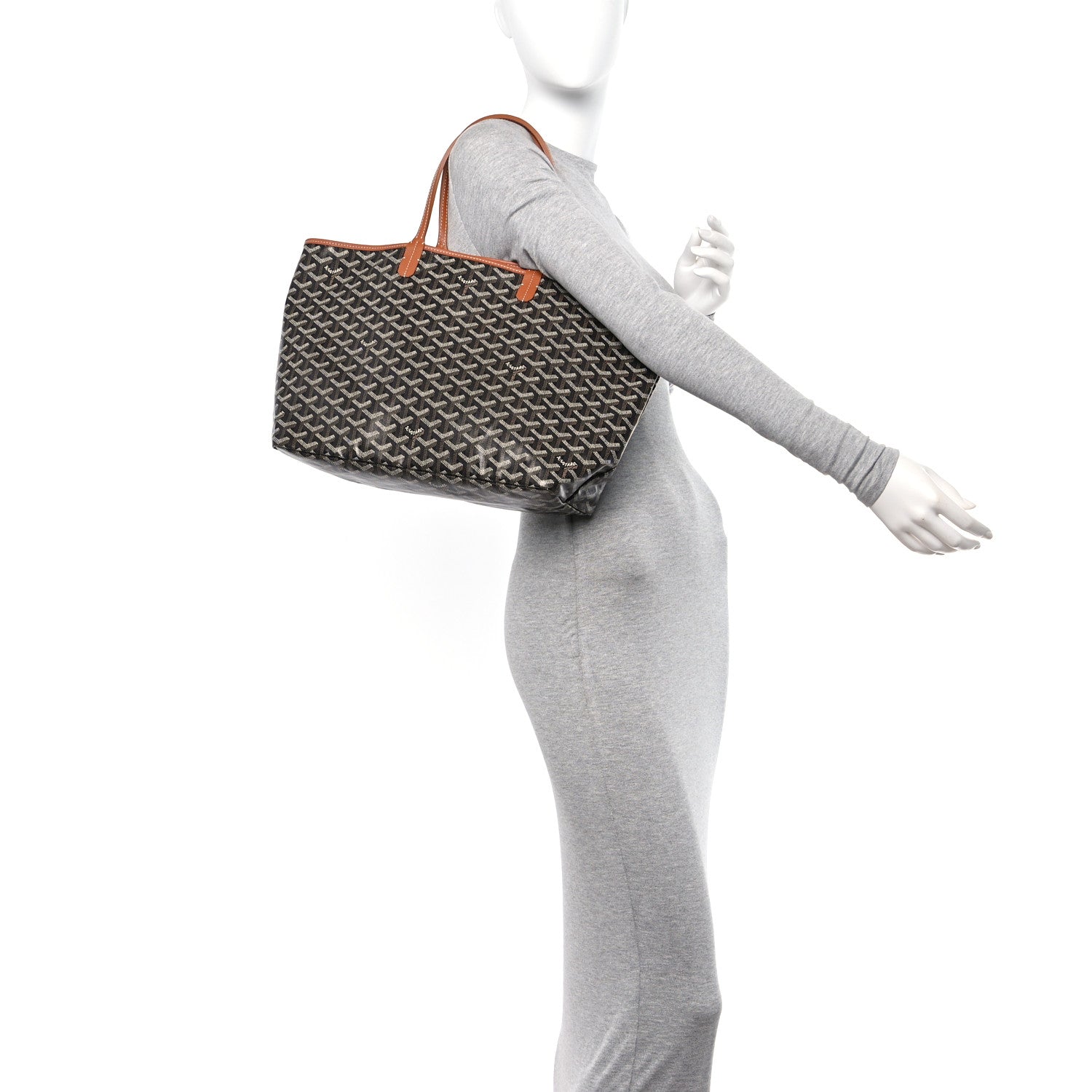 Goyard Goyardine Saint Louis PM Black Gold 2 of 11