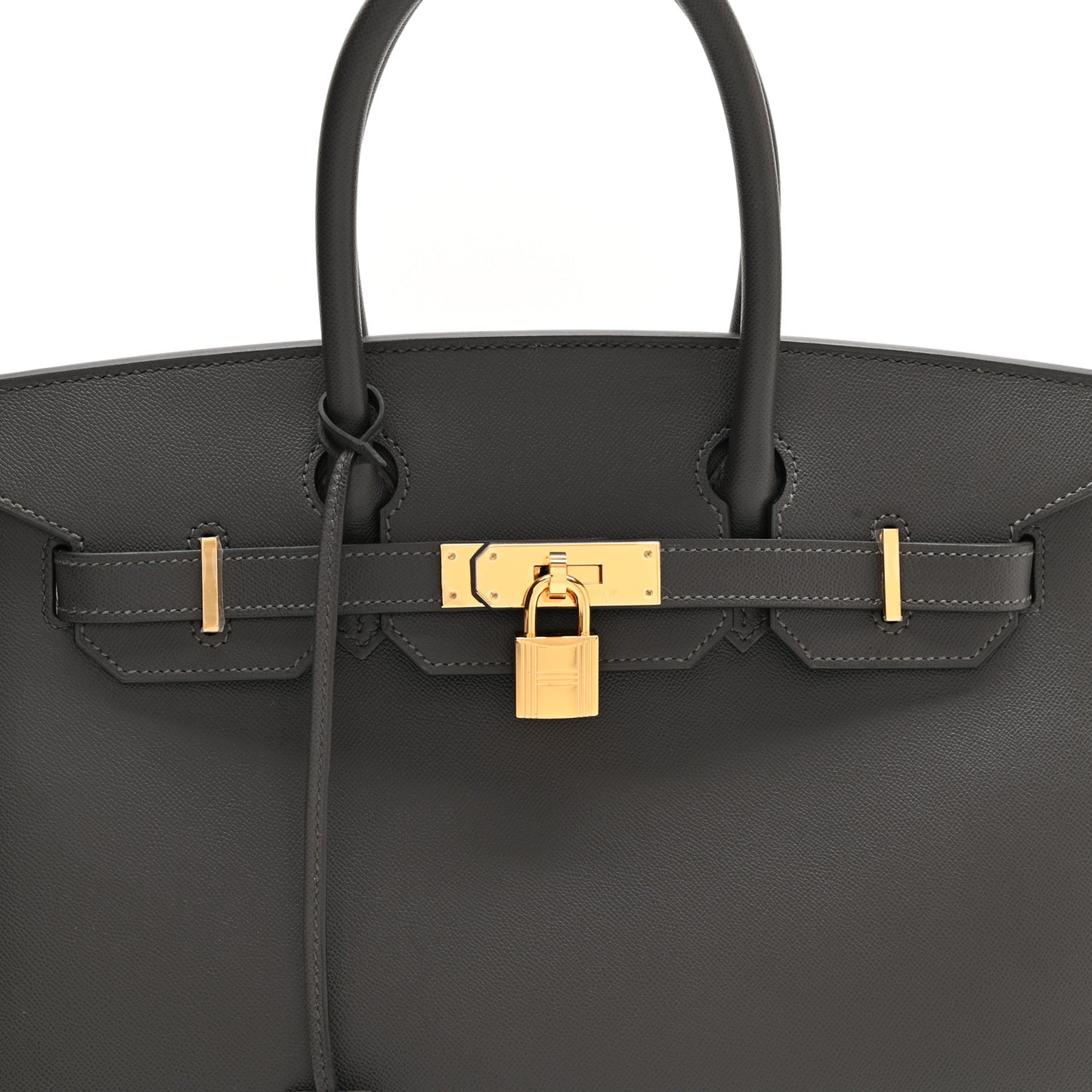 Grained Monsieur Birkin Sellier 30 Graphite