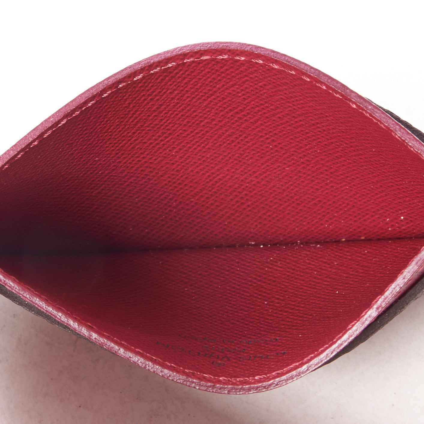 Monogram Card Holder Fuchsia