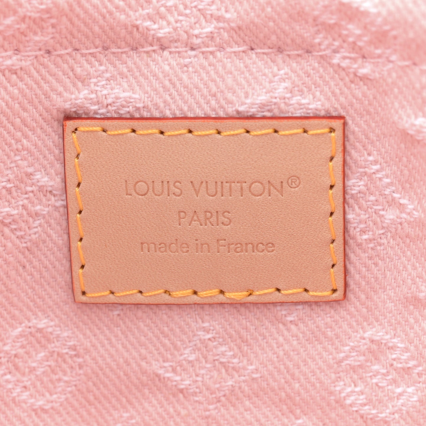 Monogram Denim Sunset Washed Pink