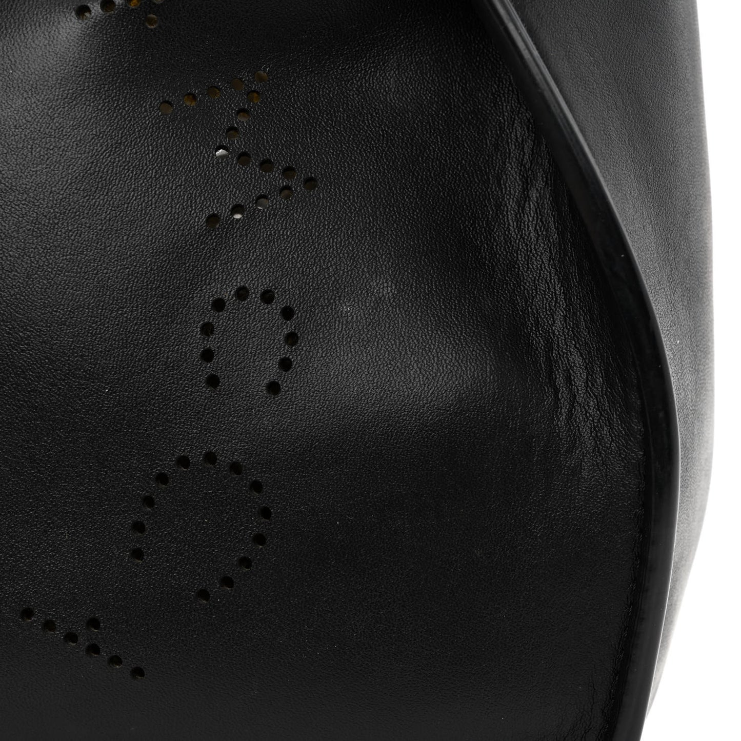 Eco Alter Nappa Perforated Logo Mini Crossbody Black