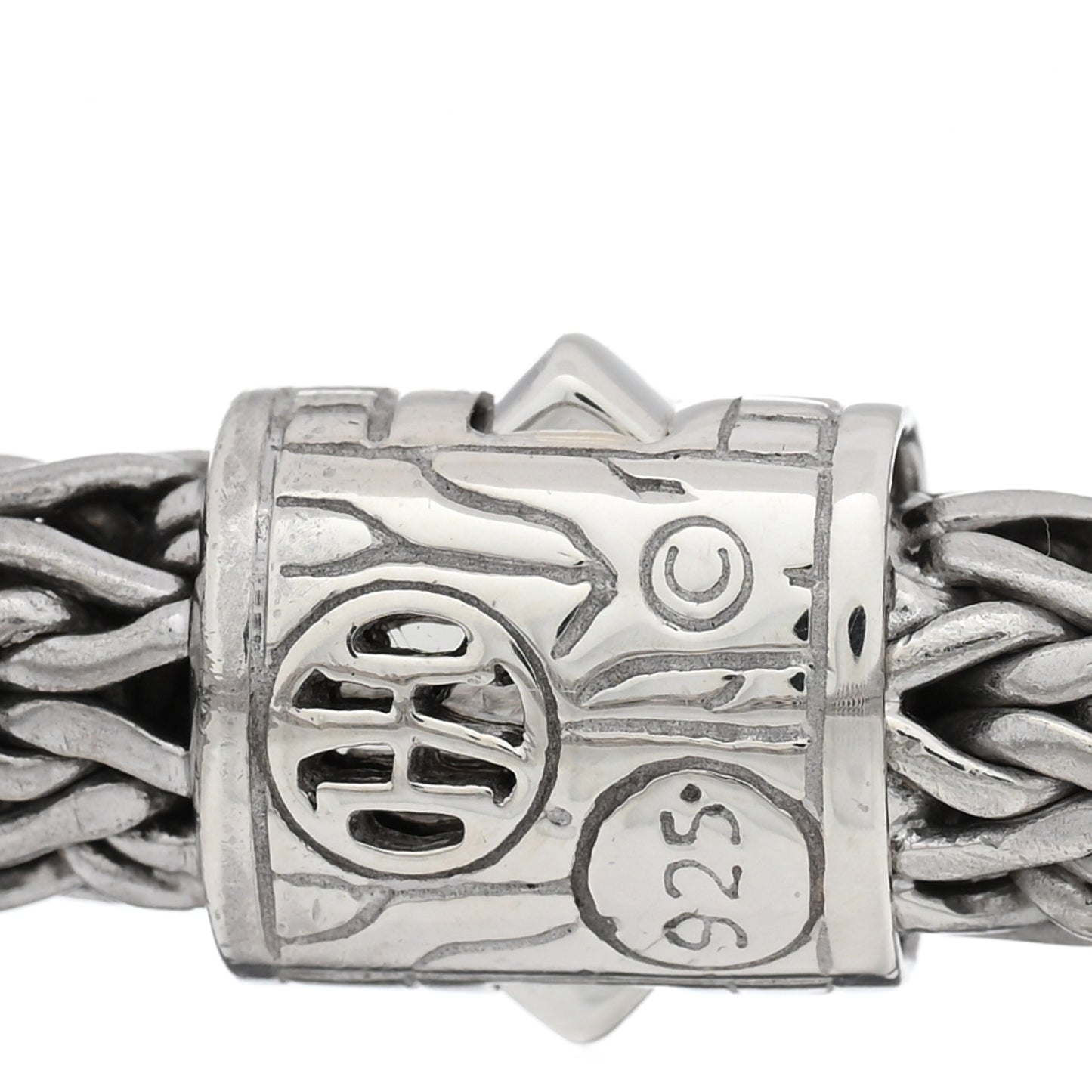 Sterling Silver Diamond 6.5mm Classic Chain Bracelet