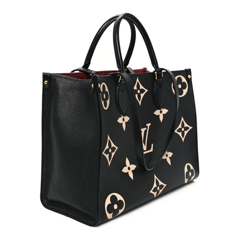 Empreinte Monogram Giant Onthego MM Black Beige