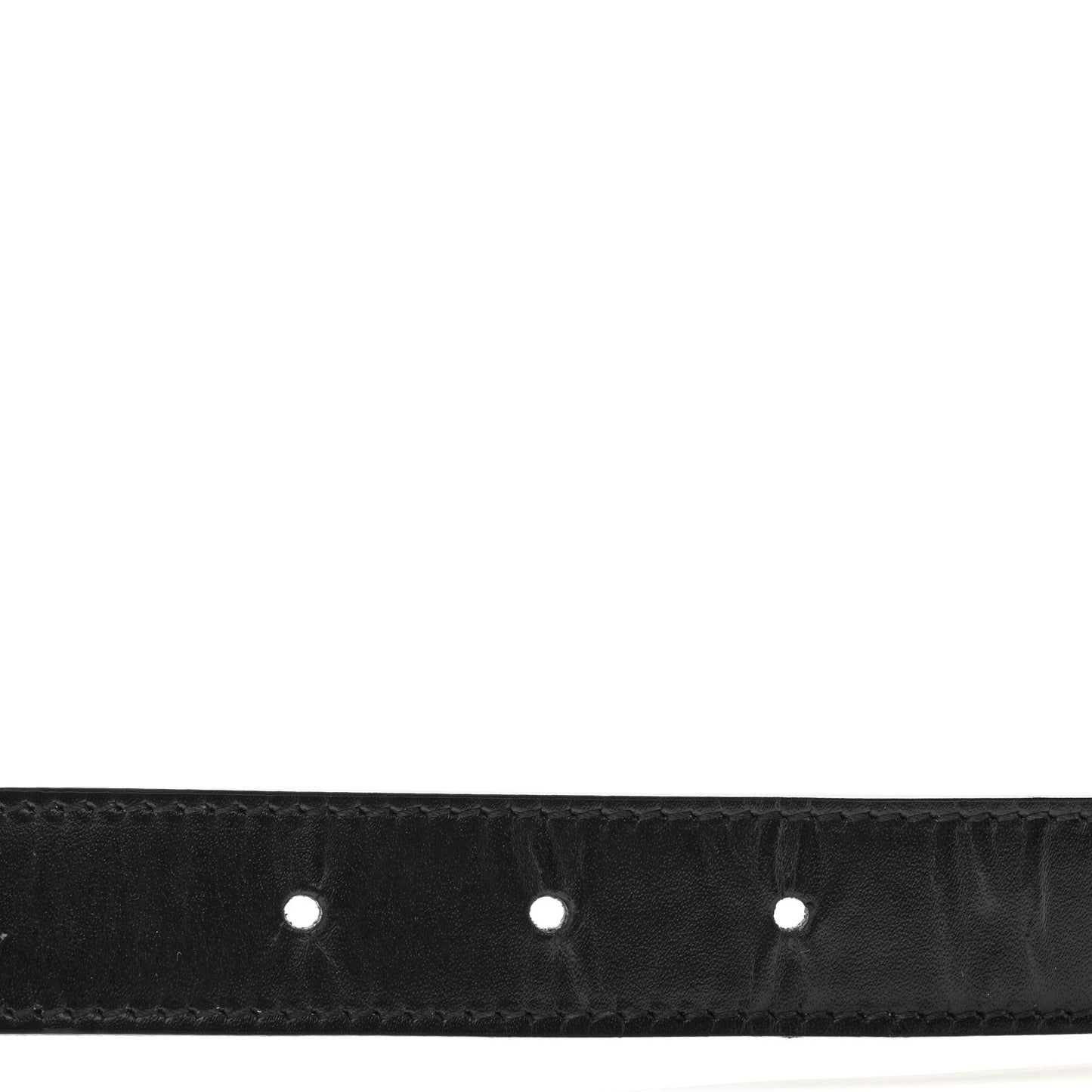 Calfskin Torchon Double G Chain 25mm Belt 90 36 Black