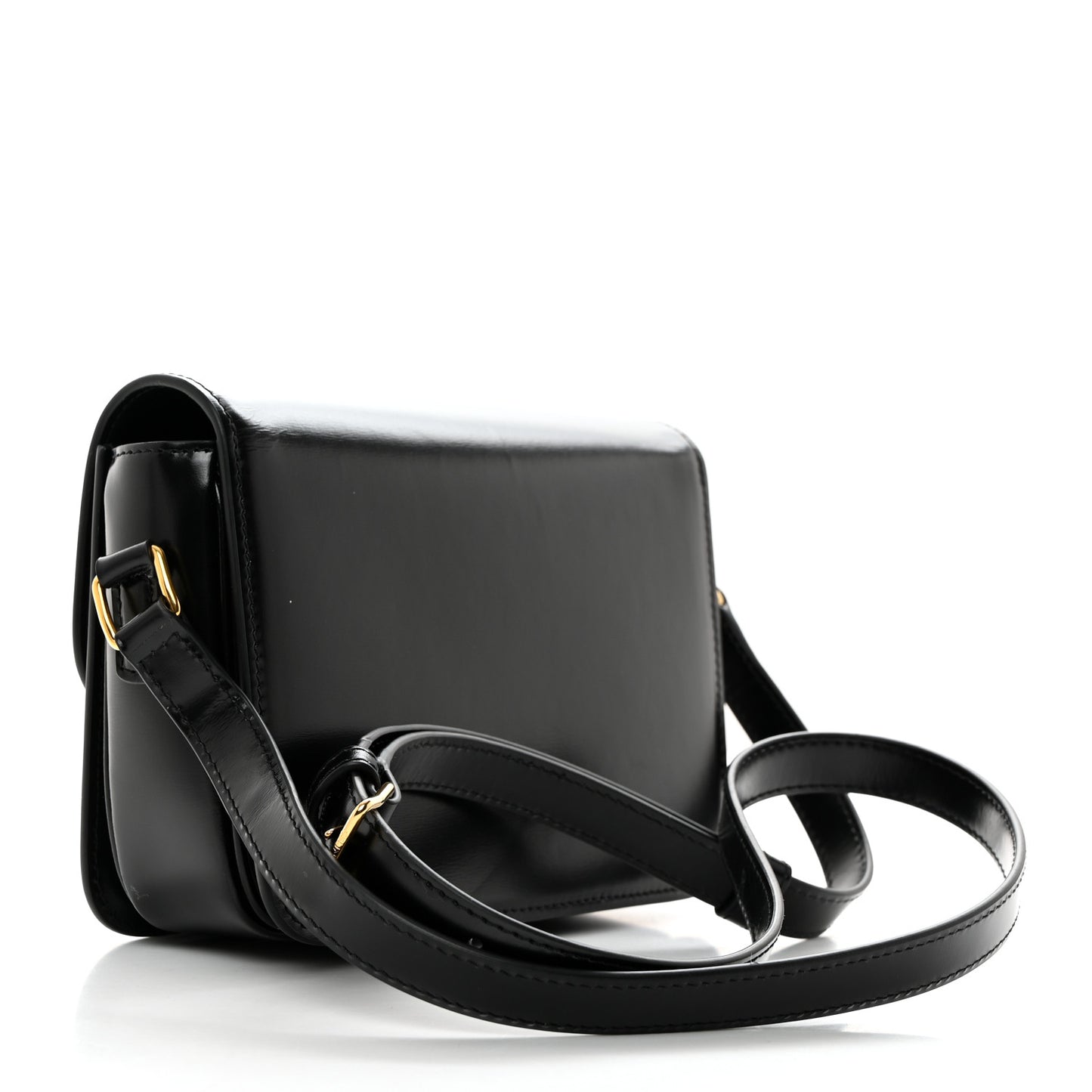 Shiny Calfskin Teen Triomphe Black