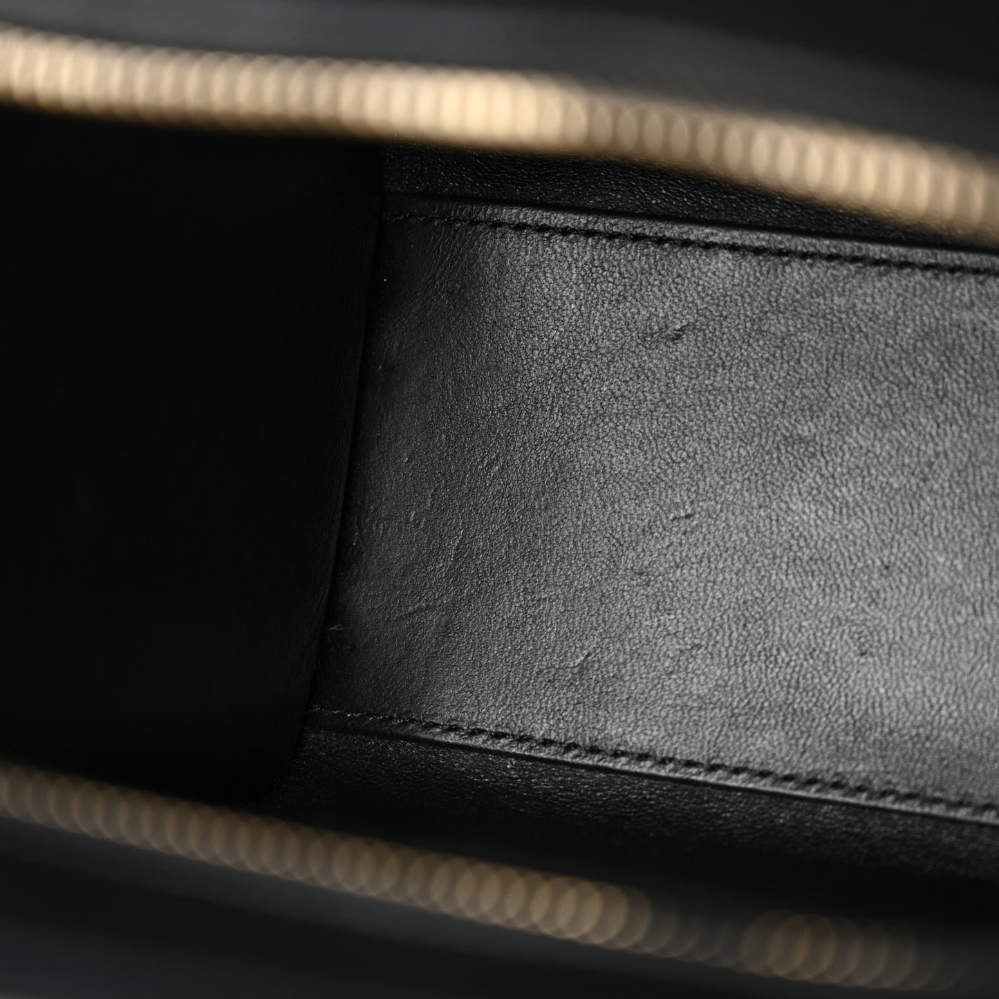 Smooth Calfskin Bullhide Nano Tri-Color Luggage Indigo