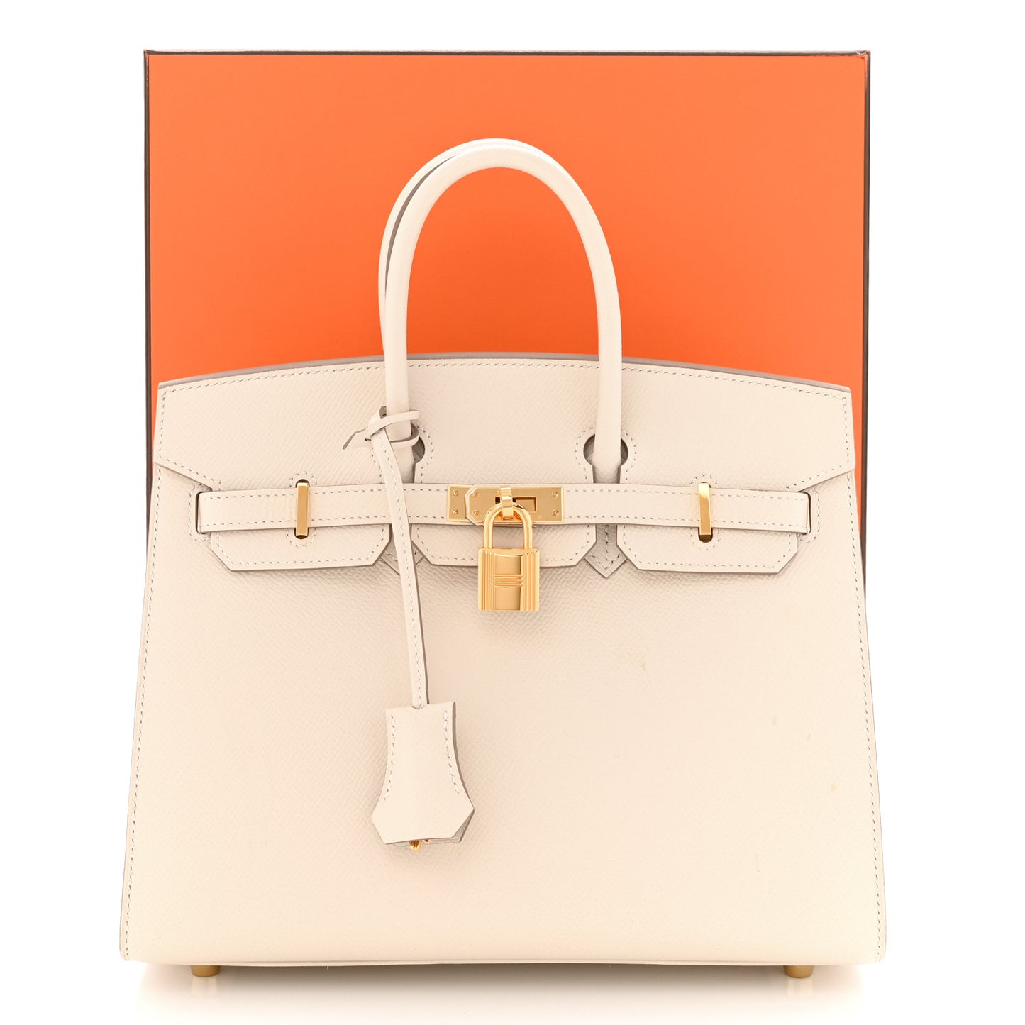 Epsom Birkin Sellier 25 Craie