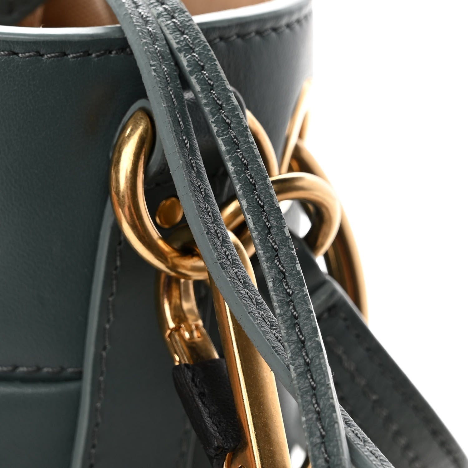 Chloe Smooth Calfskin Mini Roy Bucket Bag Cloudy Blue 10 of 10