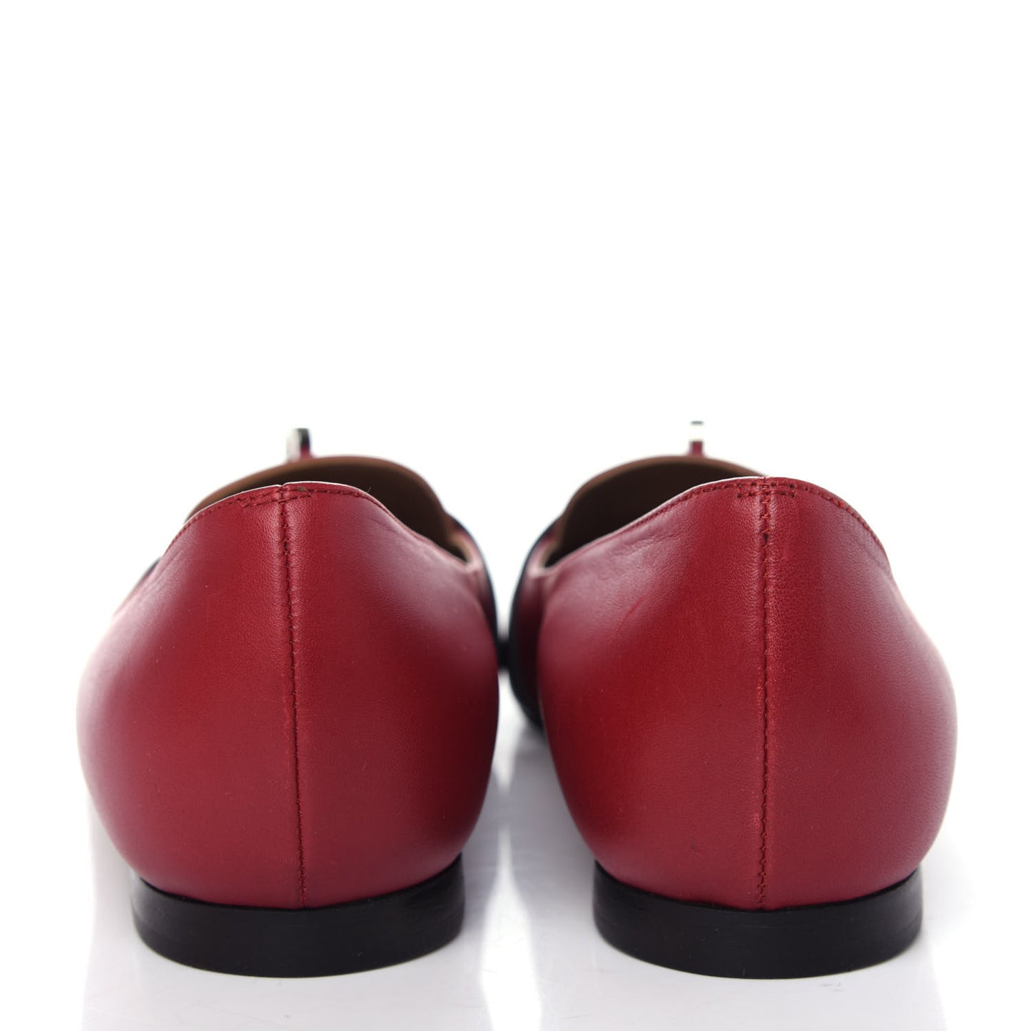 Calfskin Pegase Ballerina Flats 35 Carmin Black