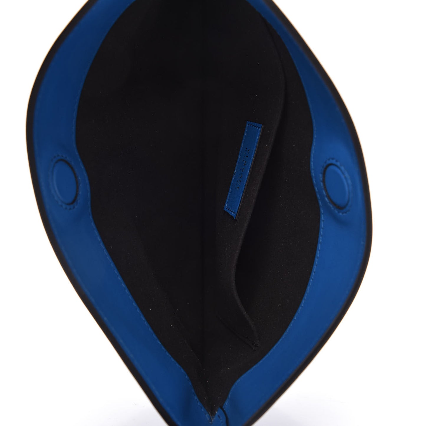 Supple Calfskin Tribute X Crossbody Pouch Blue