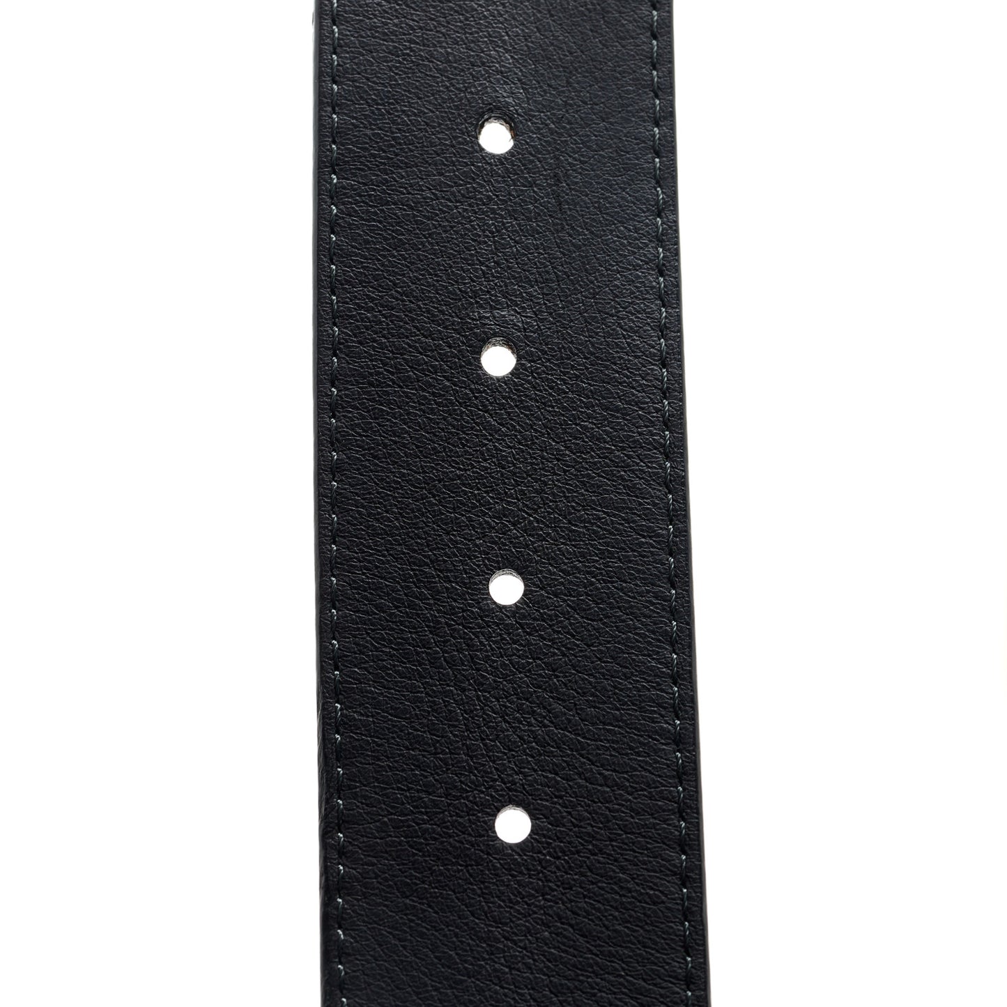 Calfskin 40mm LV Optic Reversible Belt 100 40 Black Anthracite Gray