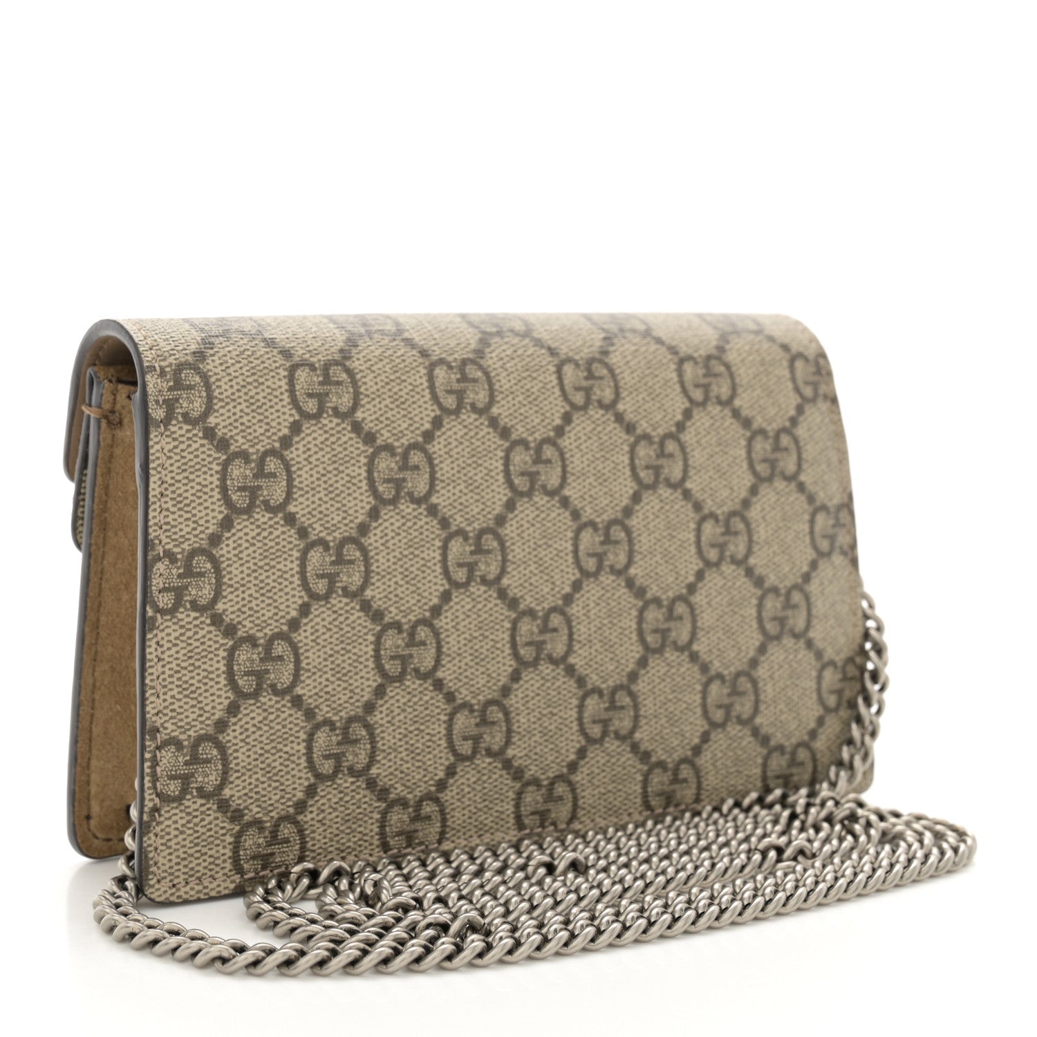 Gucci GG Supreme Monogram Super Mini Dionysus Shoulder Bag Taupe 3 of 10