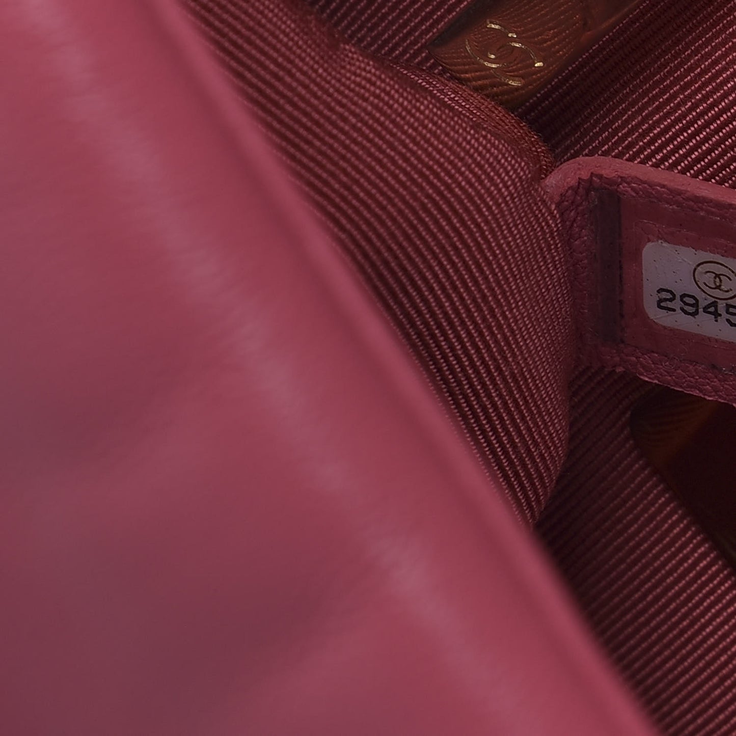 Goatskin Quilted Large 19 Flap Pink