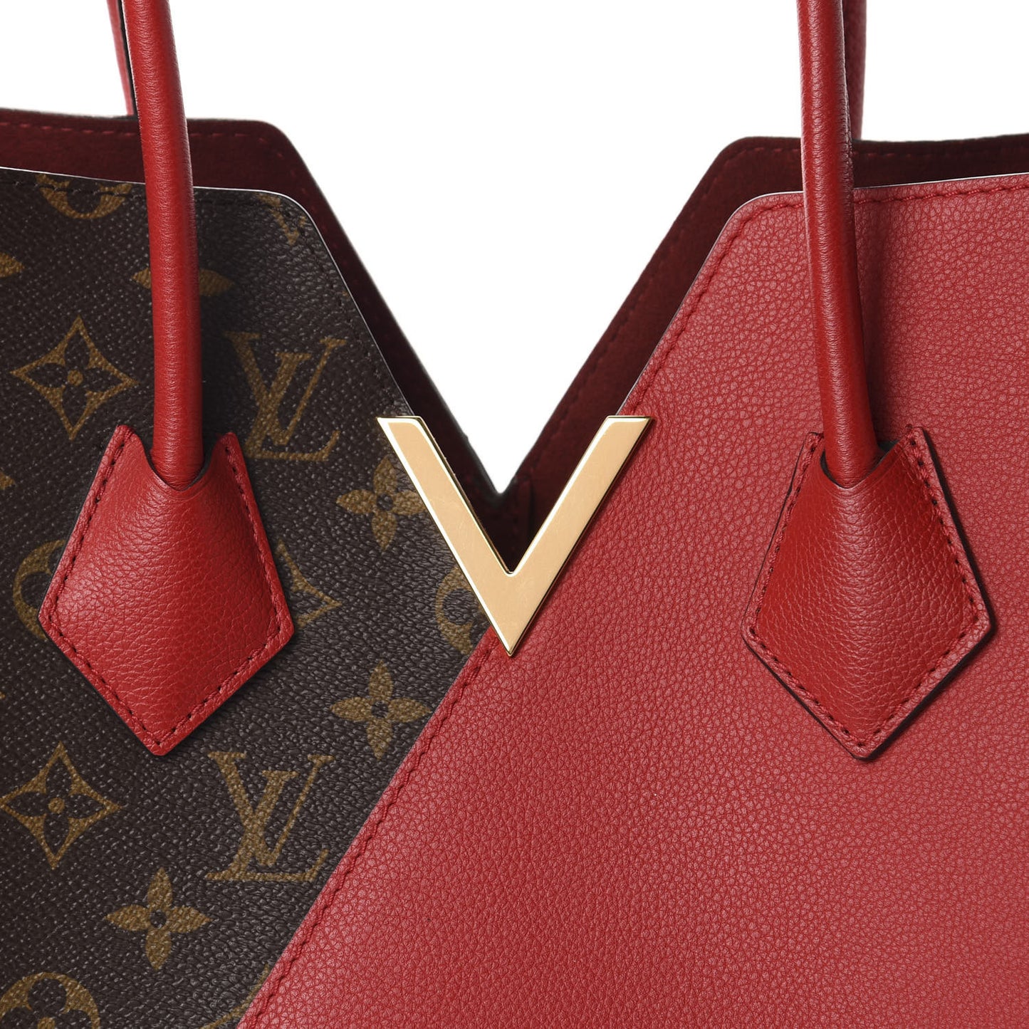 Calfskin Monogram Kimono Tote Cherry