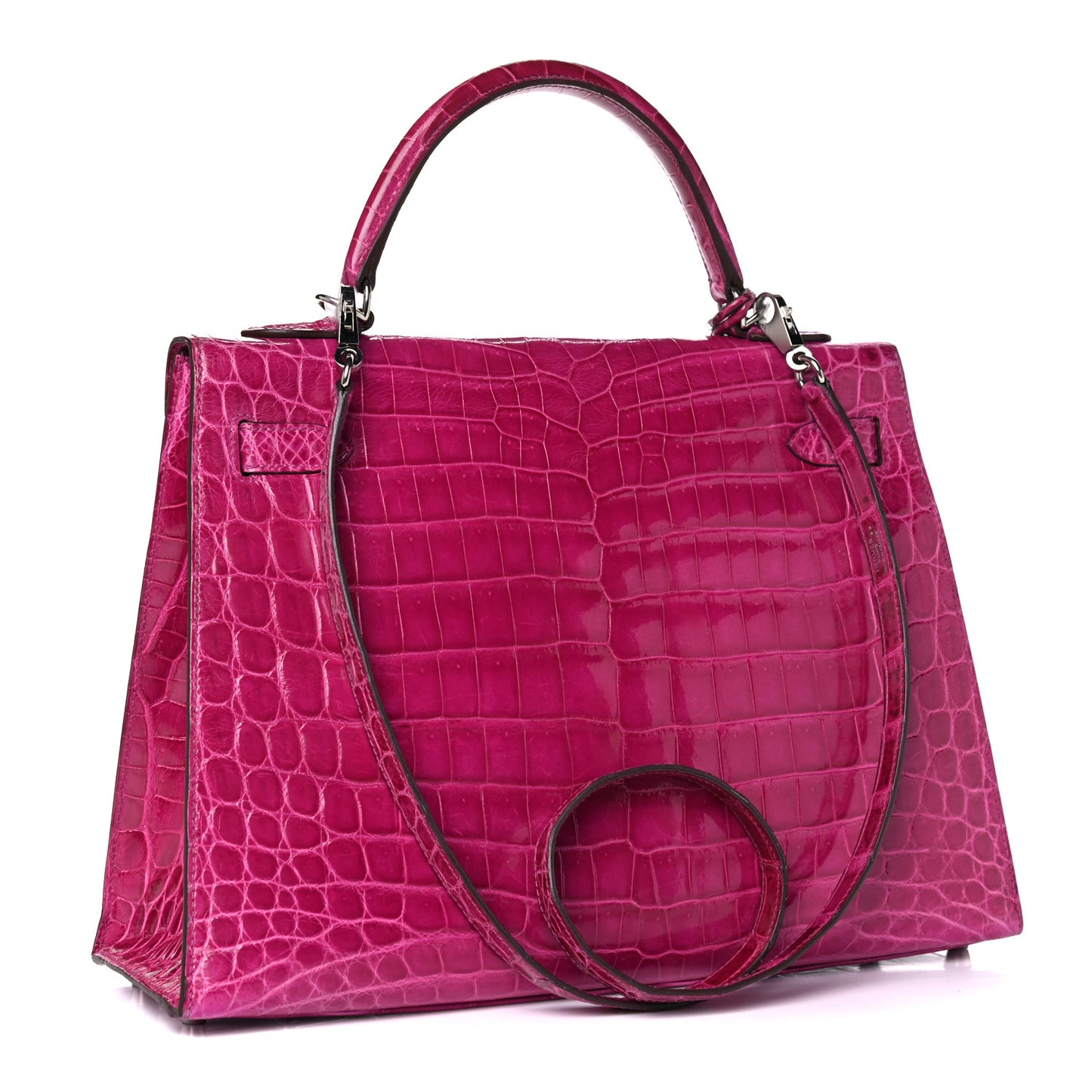 Shiny Niloticus Crocodile Kelly Sellier 32 Rose Scheherazade