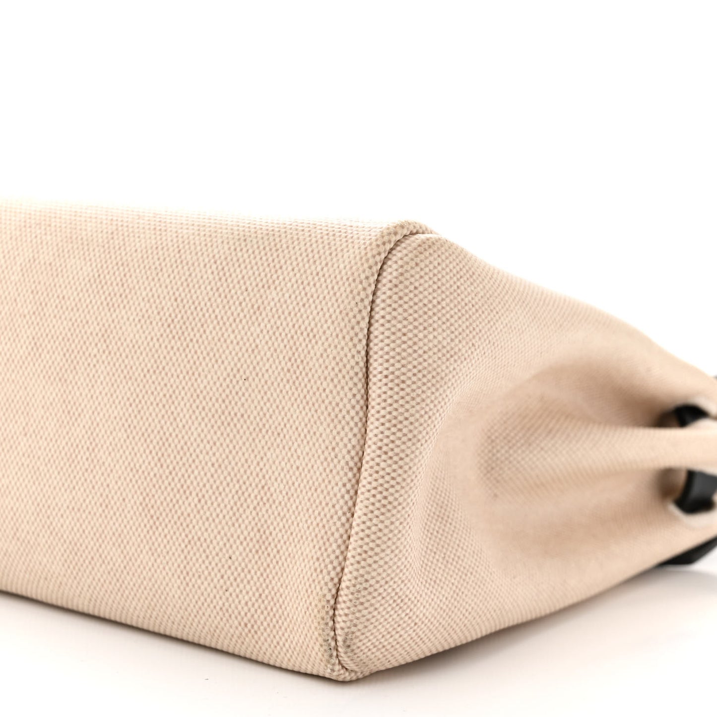 Toile Vache Calfskin Herbag 30 PM Natural Black