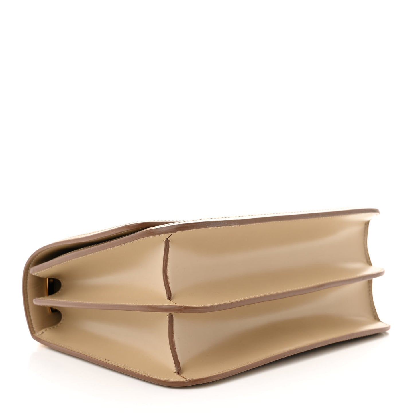 Calfskin Monogram Embossed Medium TB Chain Bag Honey