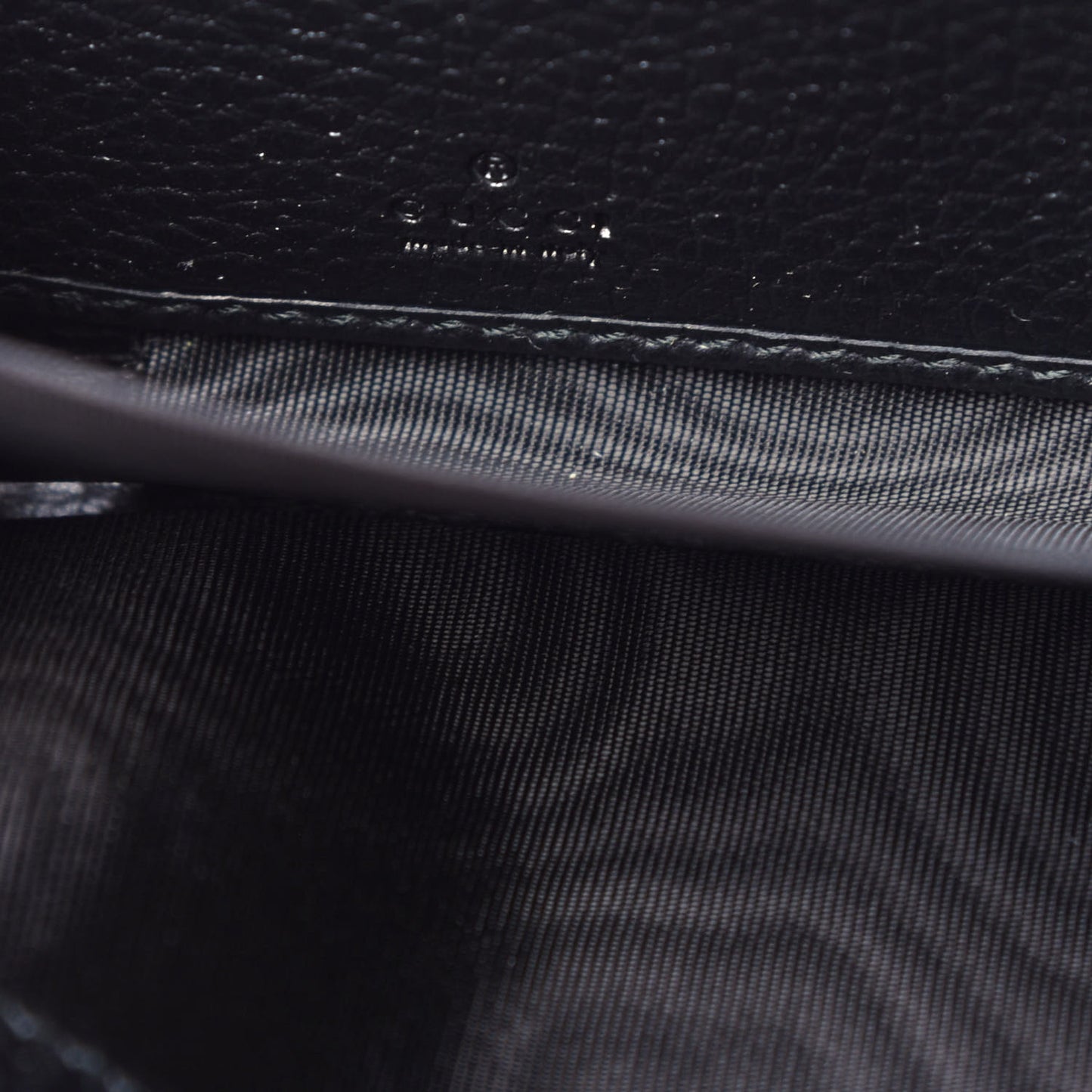 Dollar Calfskin GG Marmont Zip Around Wallet Black