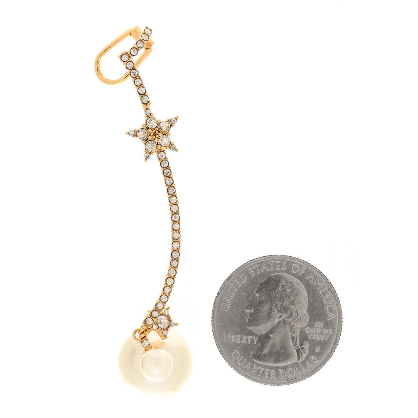 Pearl Star Earring Gold