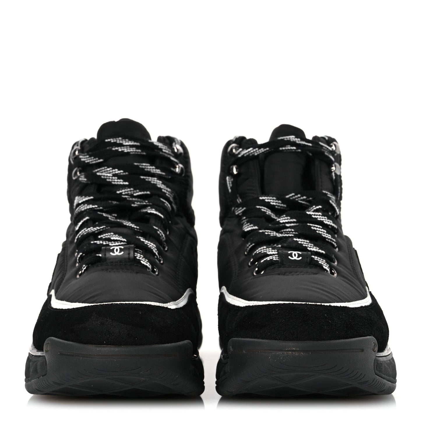 Fabric Suede Mens CC Sneakers 41 Black