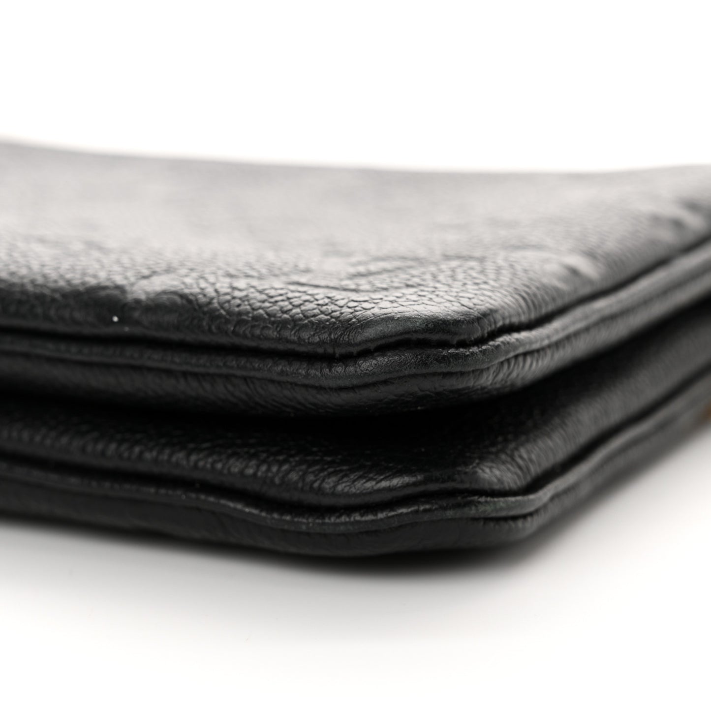 Empreinte Double Zip Pochette Black