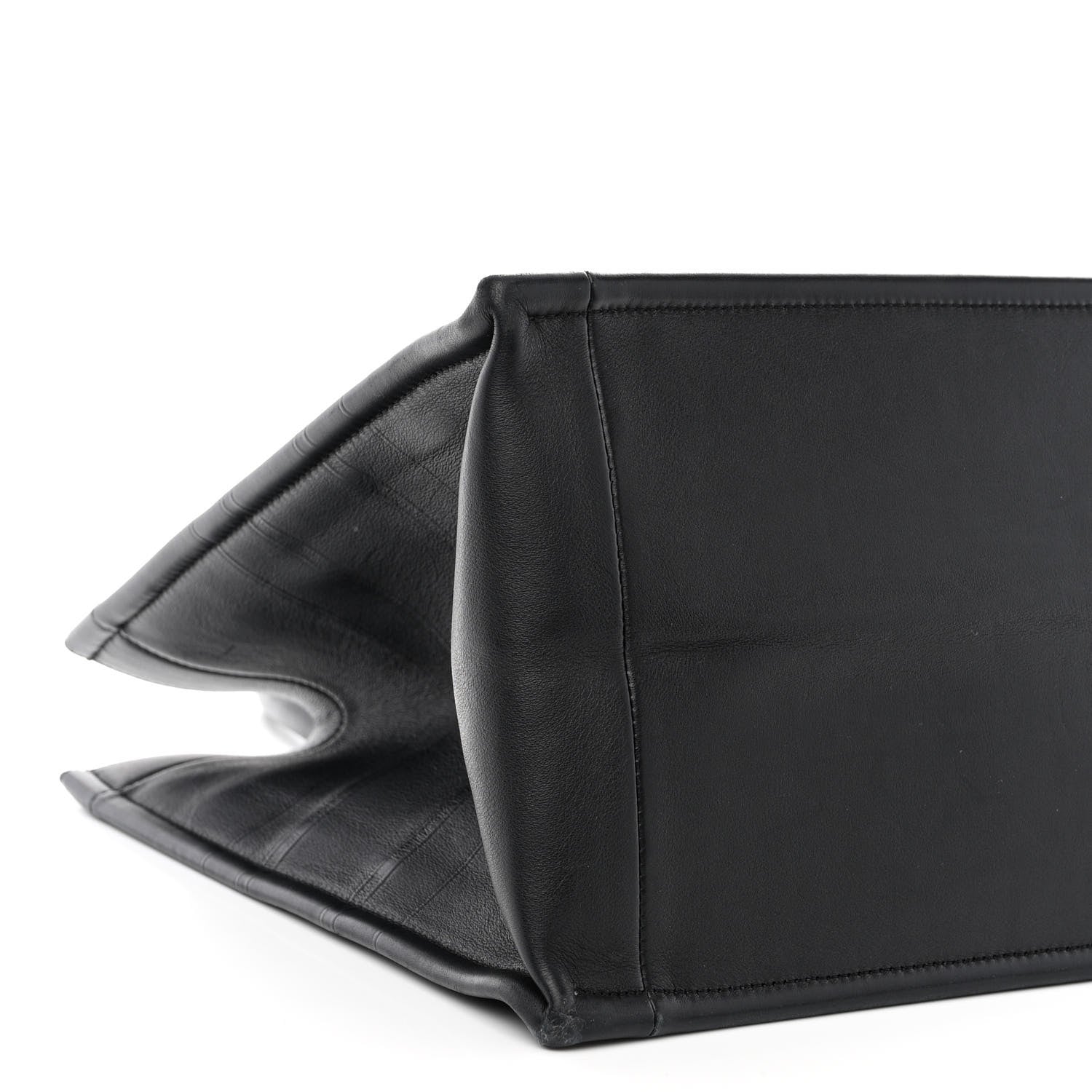 Christian Dior Calfskin Embossed Medium Book Tote Black 9 of 10