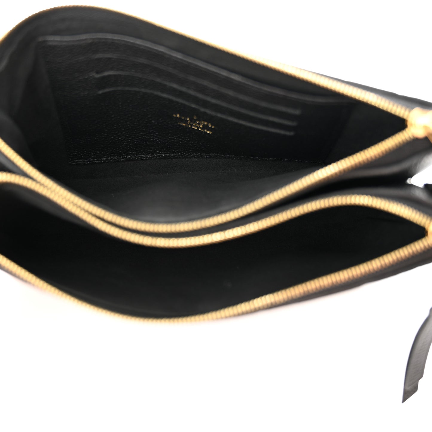Empreinte Double Zip Pochette Black