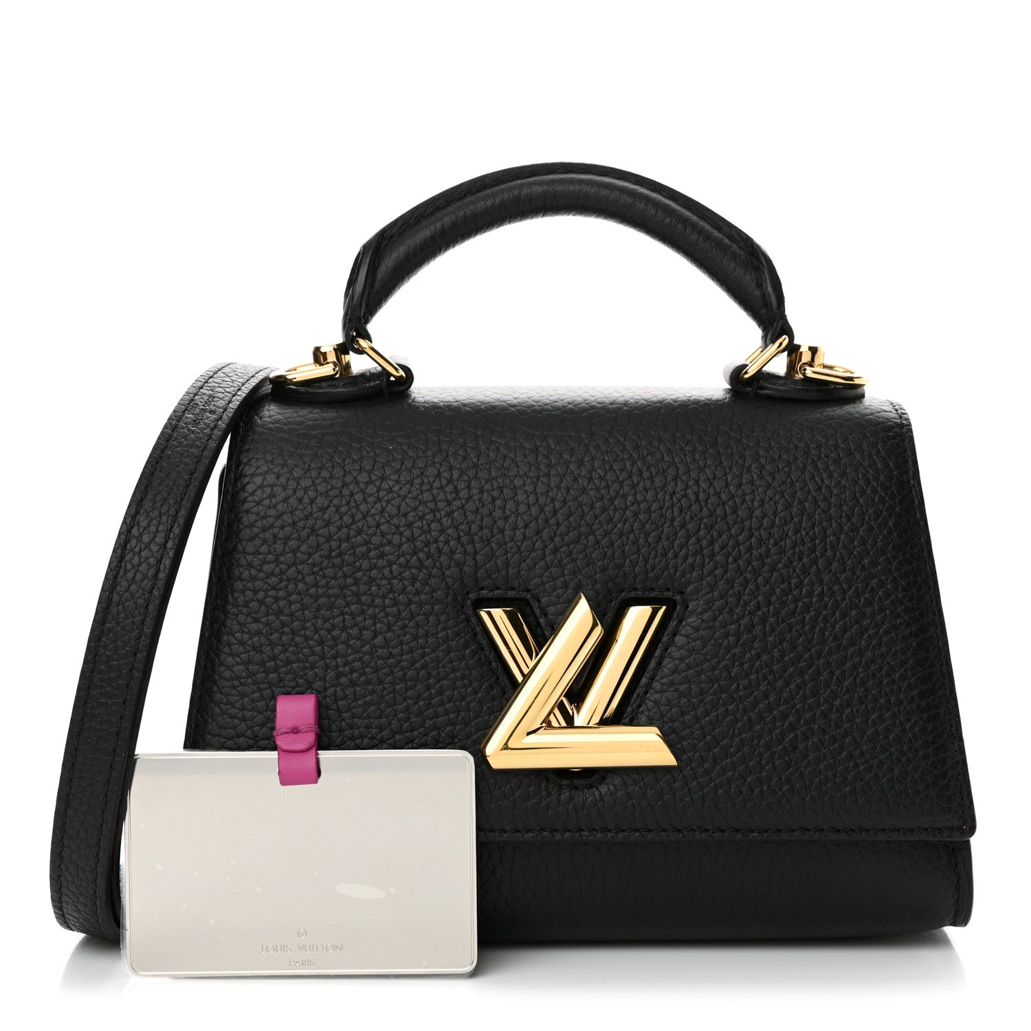 Louis Vuitton Taurillon Twist One Handle BB Black 3 of 11