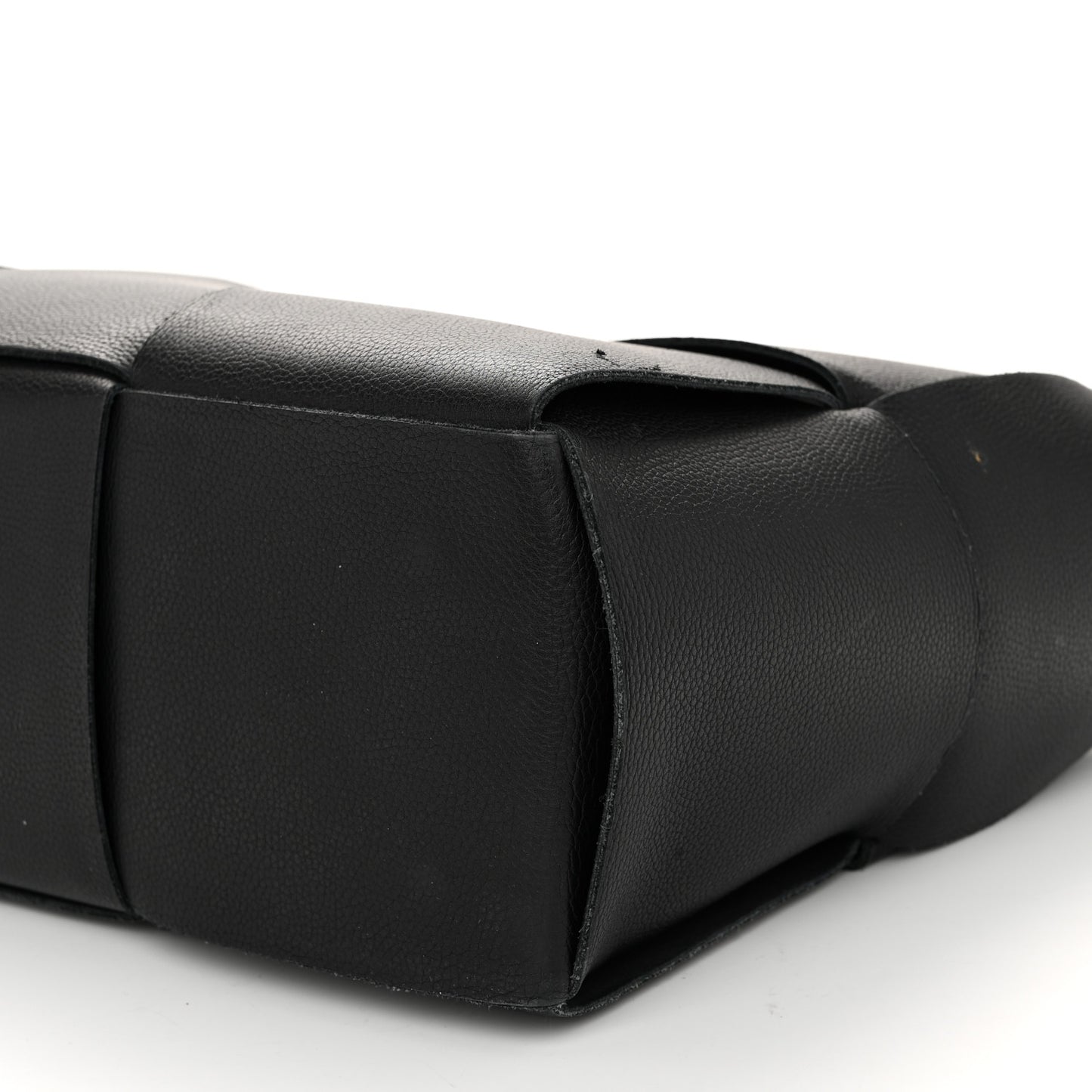 Nappa Maxi Intrecciato Arco Tote Black