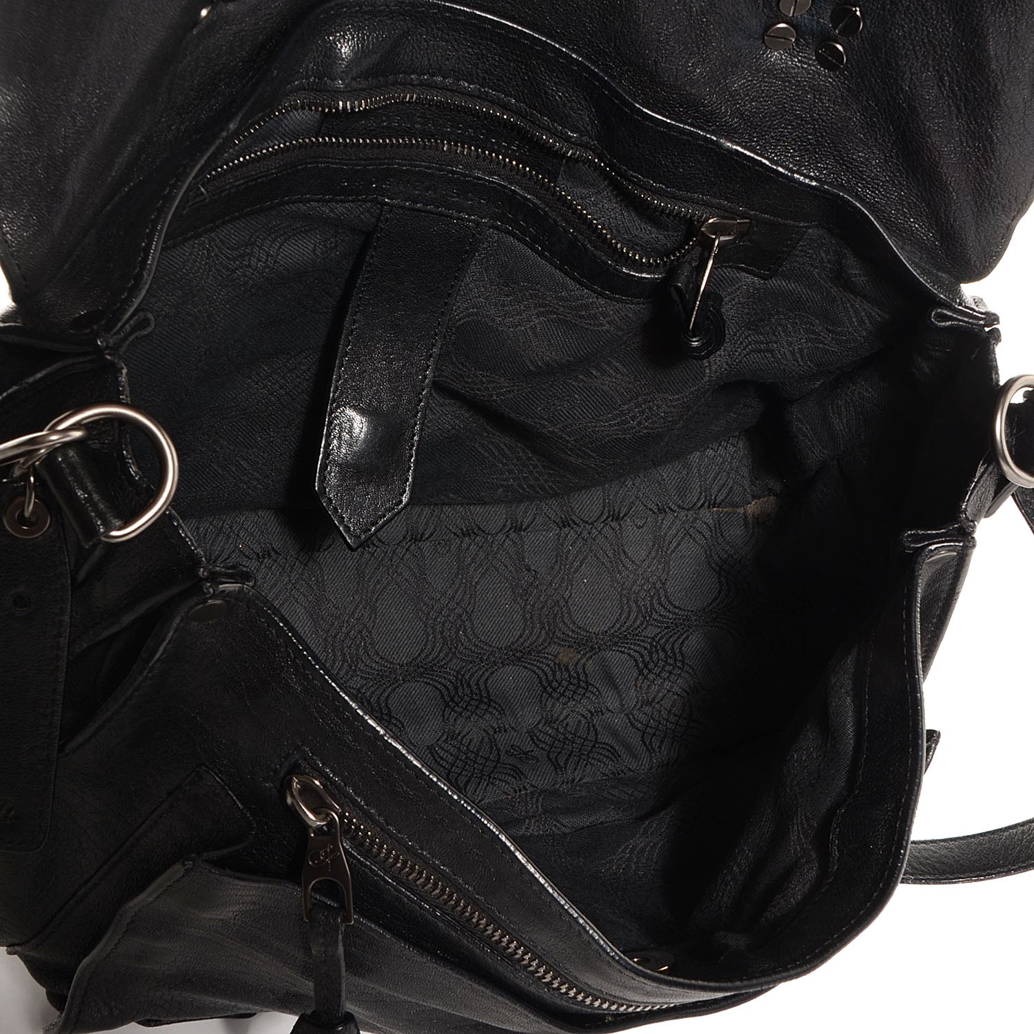 Proenza Schouler Lambskin PS1 Medium Satchel Black 9 of 12