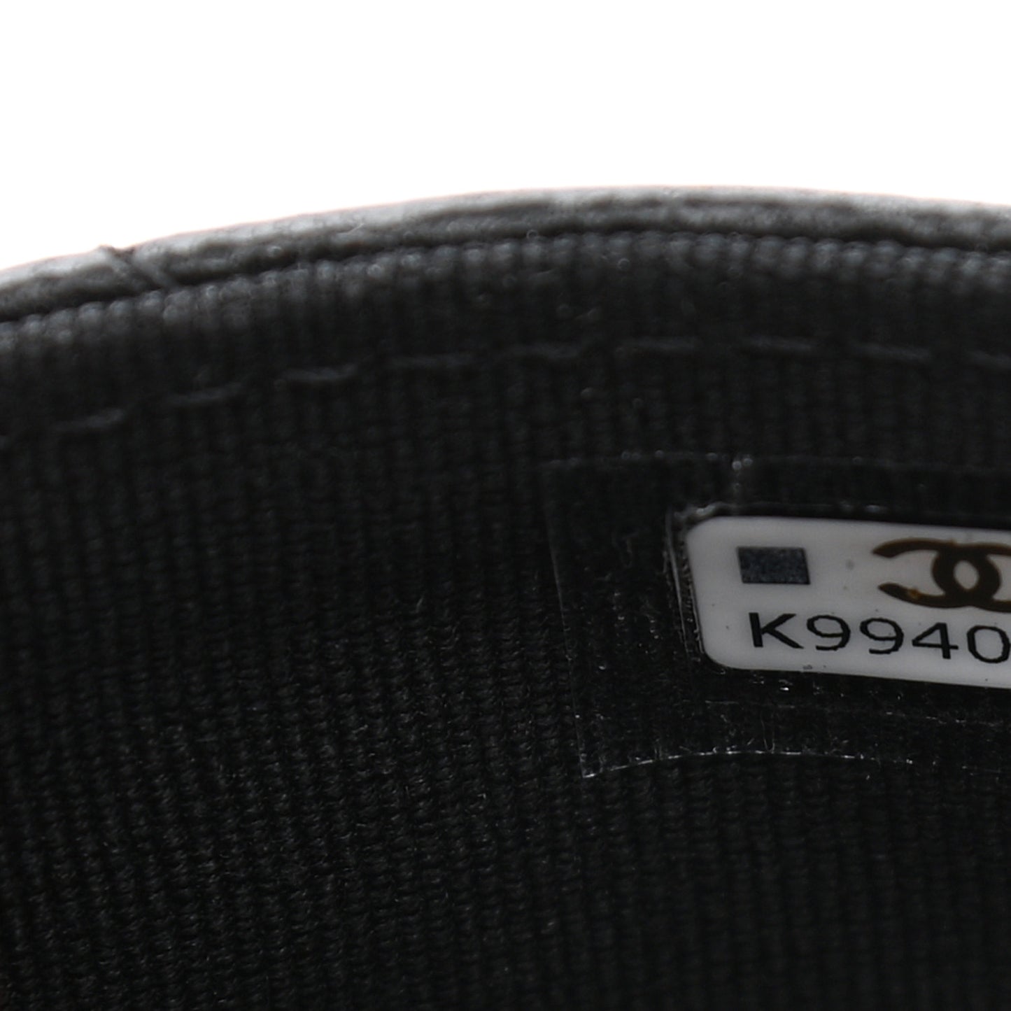 Lambskin Quilted Chanel 19 Flap Card Holder Black