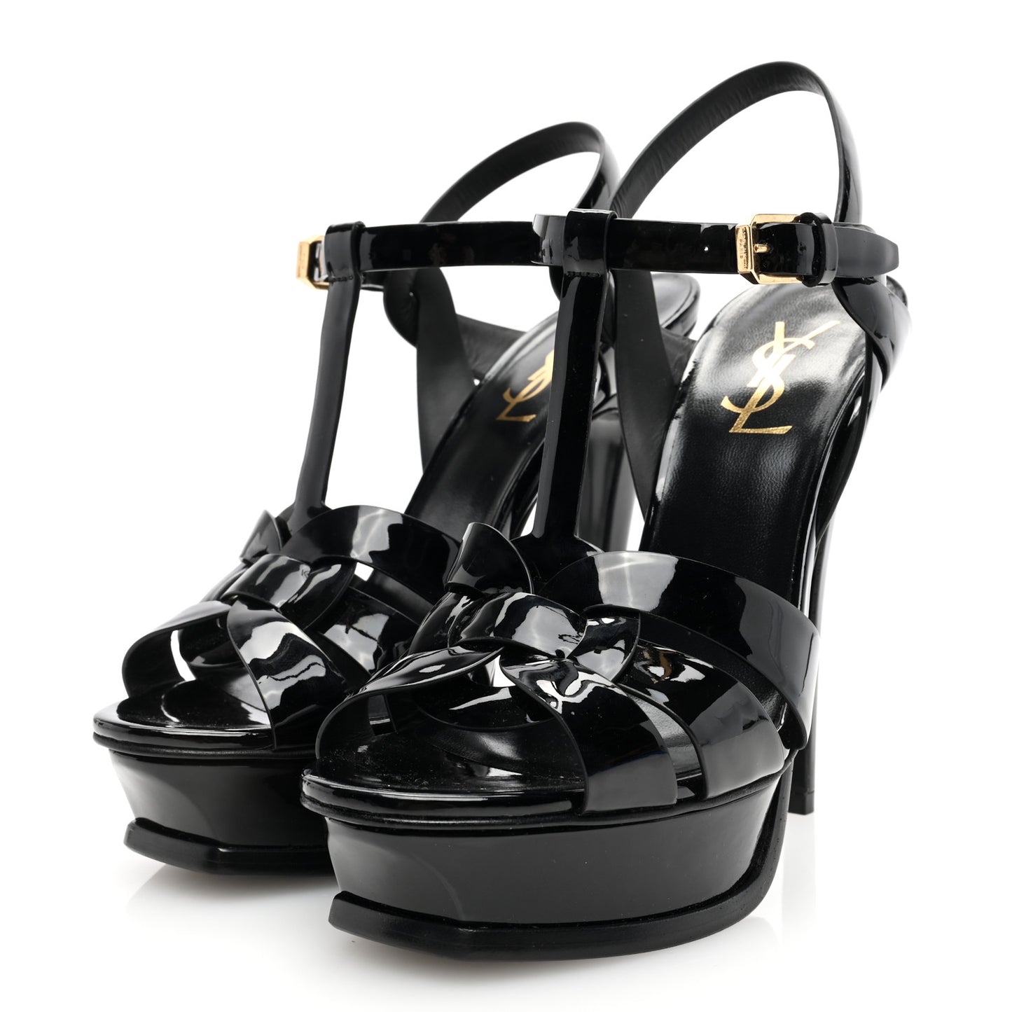 Patent Tribute 105 Platform Sandals 38 Black