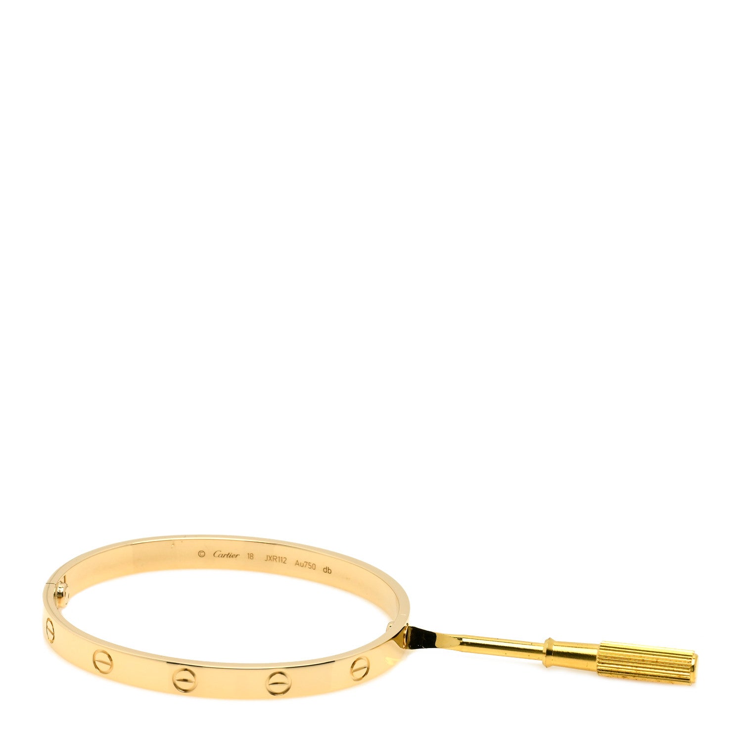 Cartier 18K Yellow Gold LOVE Bracelet 18 4 of 5