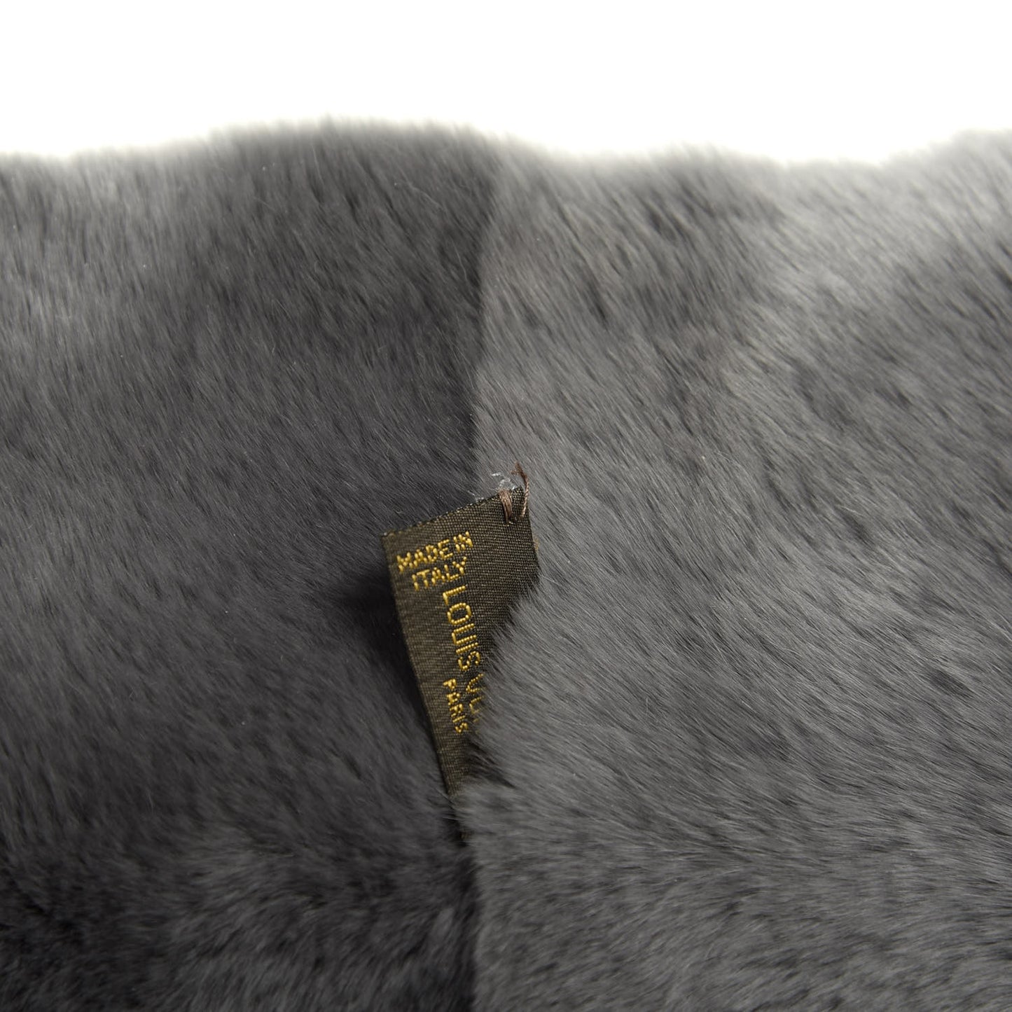 Rabbit Fur Echarpe Rex Stole Gray