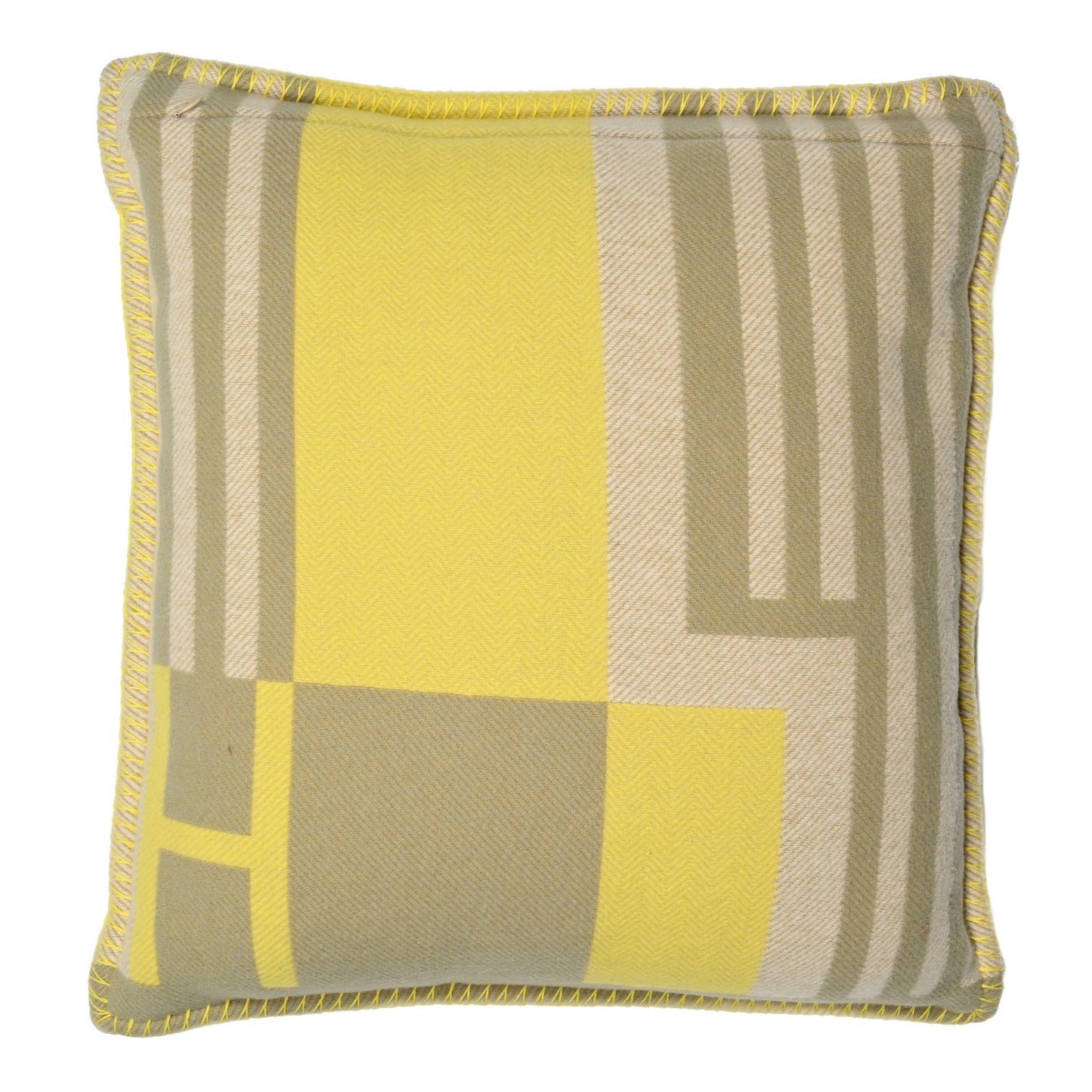 Wool Cashmere Ithaque Pillow Tilleul Lime