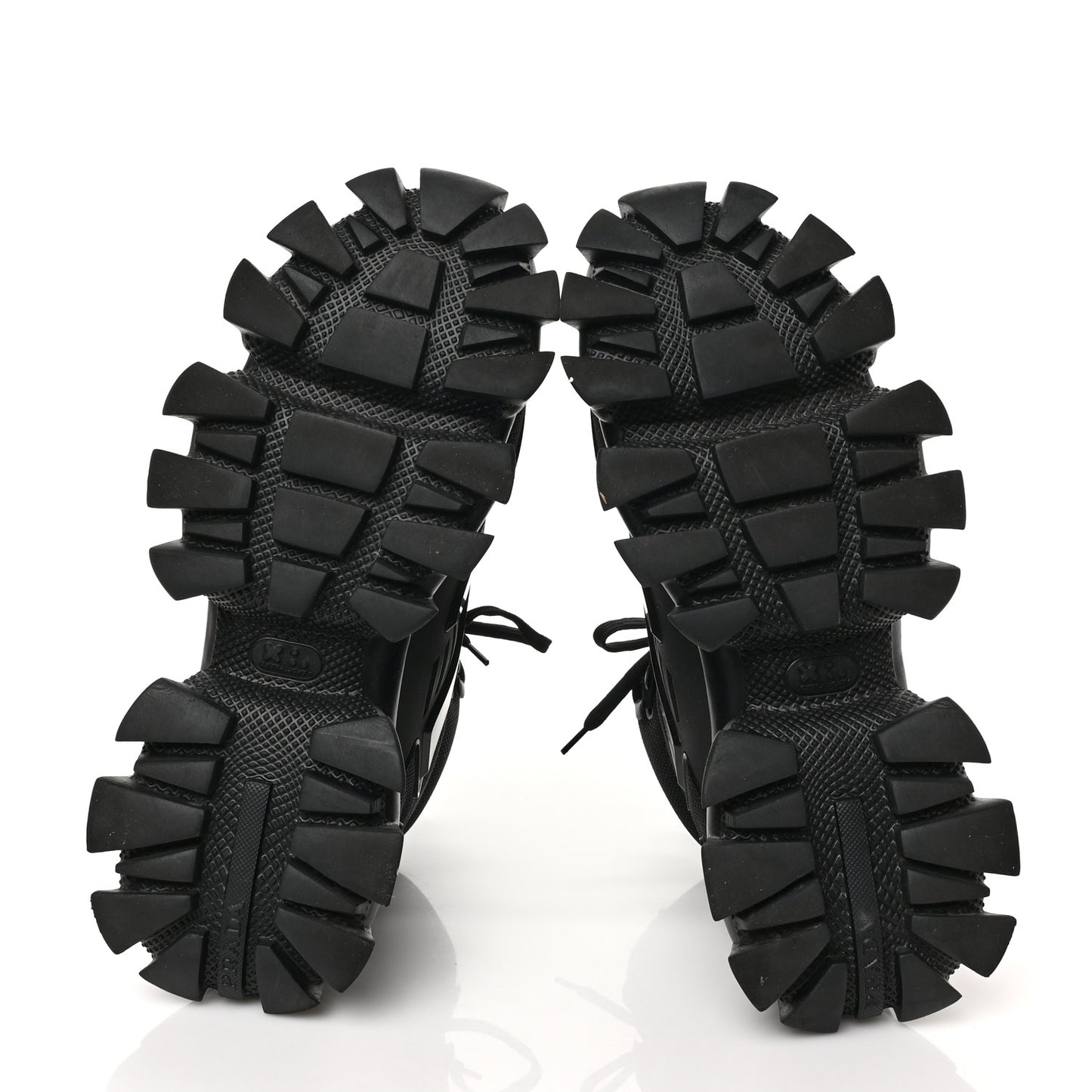 Knit Fabric Cloudbust Thunder High Top Sneakers 8 Black